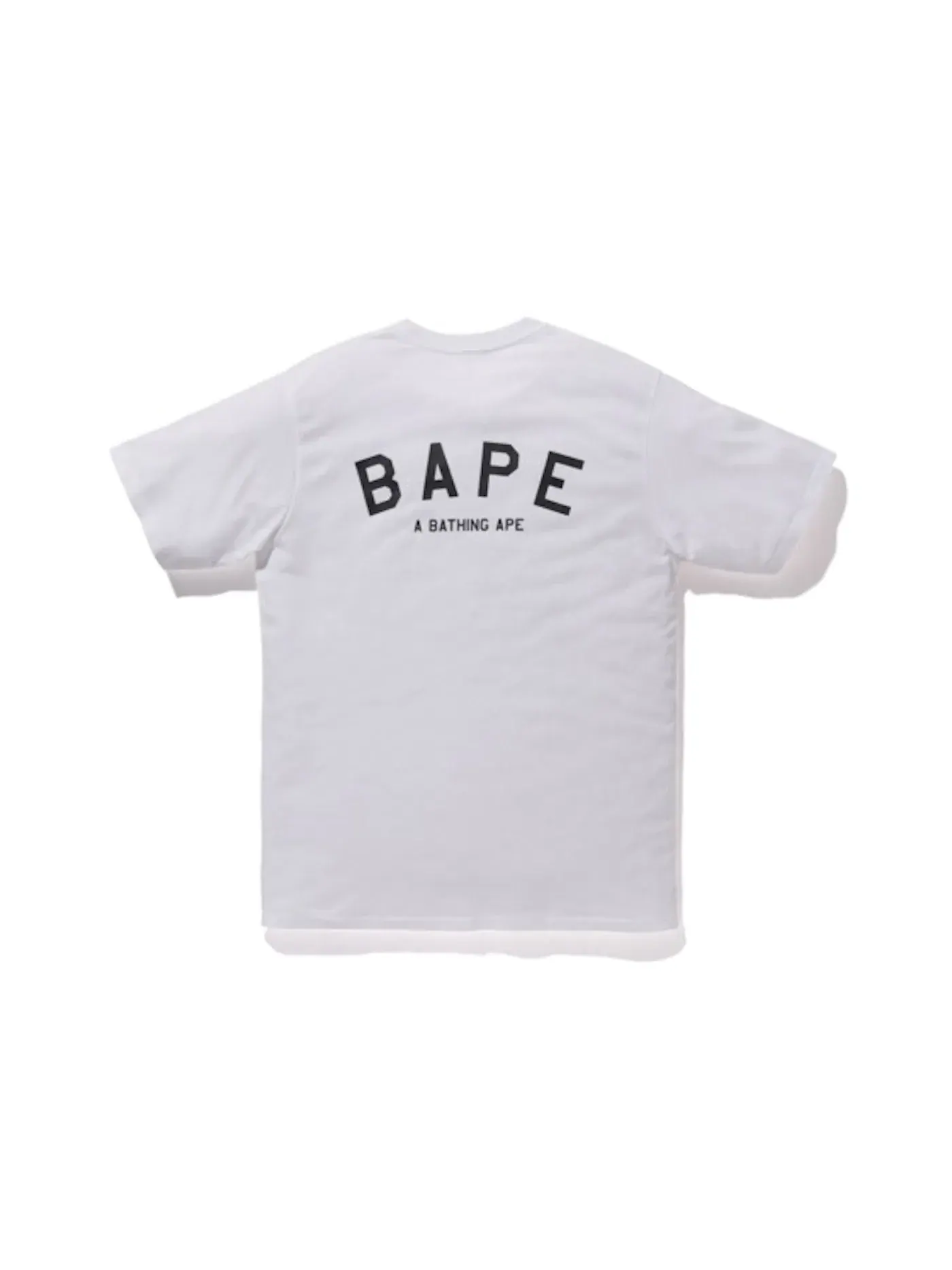 Мужская футболка с принтом BAPE Premium Summer Bag 1st Camo Ape Head Tee — изображение 2 из 2, белый/зеленый