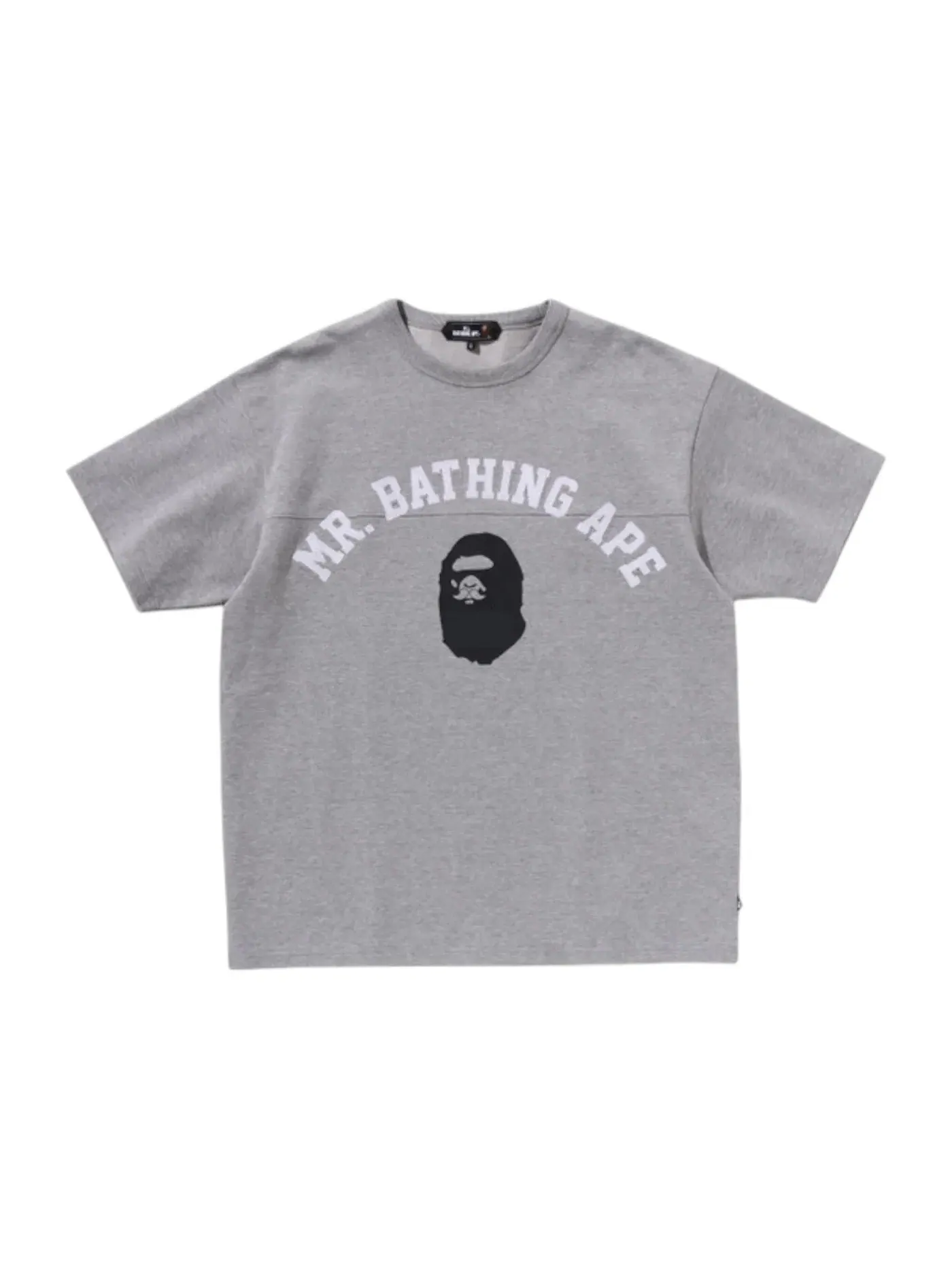 Мужская футболка с принтом BAPE Print 8 BAPE — изображение 1 из 2, серый