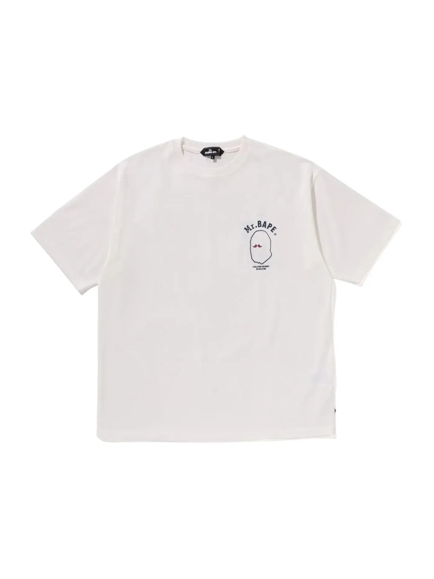 Мужская футболка с принтом BAPE Print II Tee BAPE — изображение 1 из 1, белый