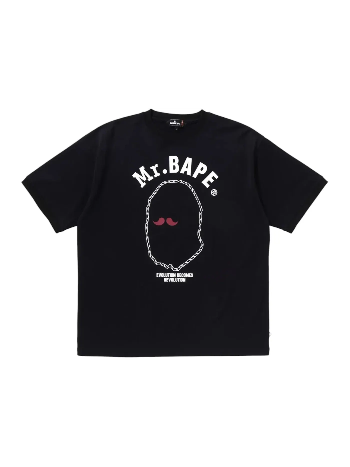 Мужская футболка с принтом BAPE Print III Tee BAPE — изображение 1 из 1, темно-синий