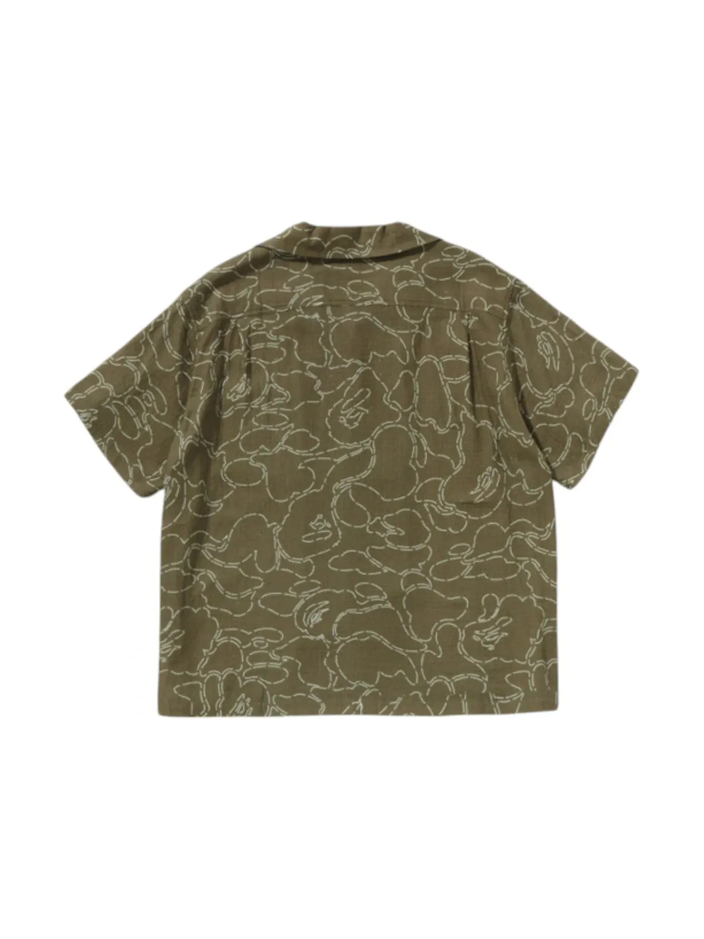 Мужская рубашка с принтом BAPE Shirt — изображение 2 из 2, бежевый