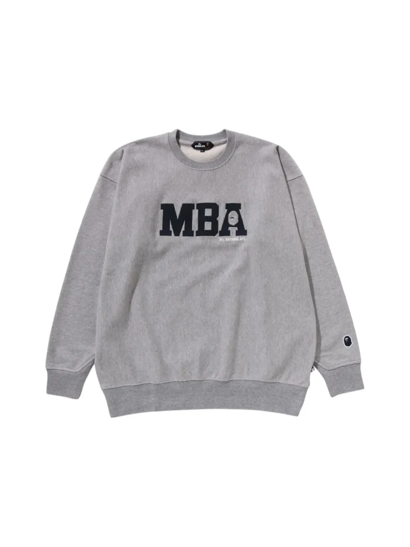 Мужской свитшот с круглым вырезом BAPE — изображение 1 из 1, серый