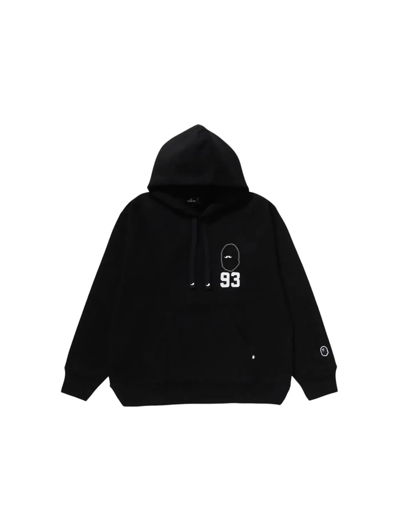Мужской пуловер-худи BAPE Hoodie — изображение 1 из 1, черный