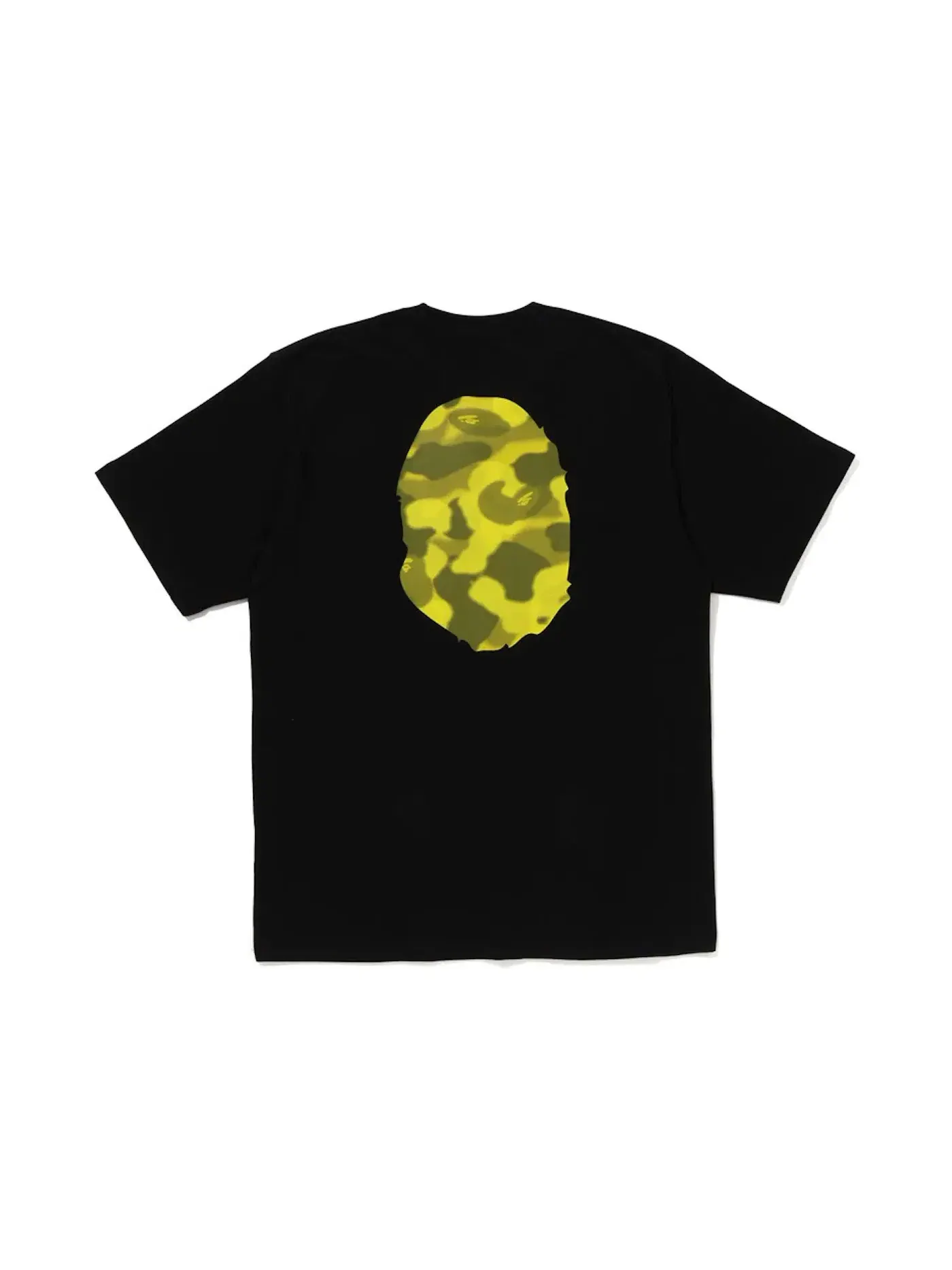Мужская футболка с принтом Ape Head BAPE — изображение 2 из 2, черный