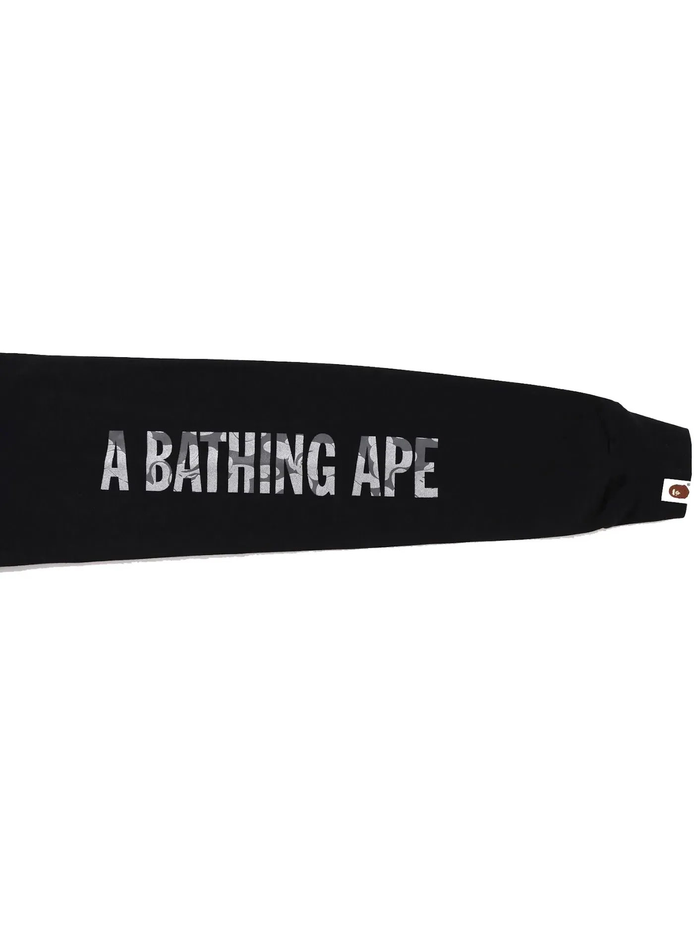 Мужская футболка с длинным рукавом с принтом BAPE L/S Tee BAPE — изображение 2 из 3, черный