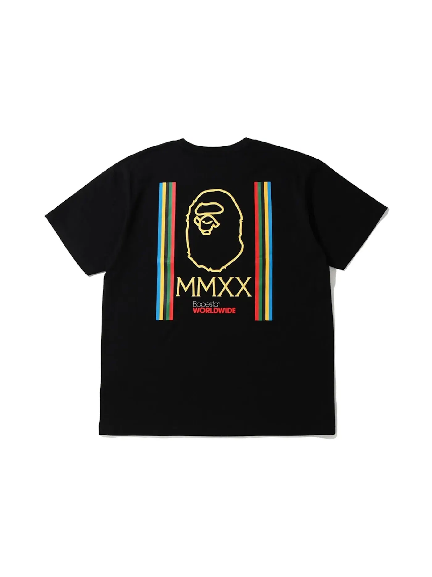 Мужская футболка свободного кроя BAPE Tee — изображение 2 из 2, черный