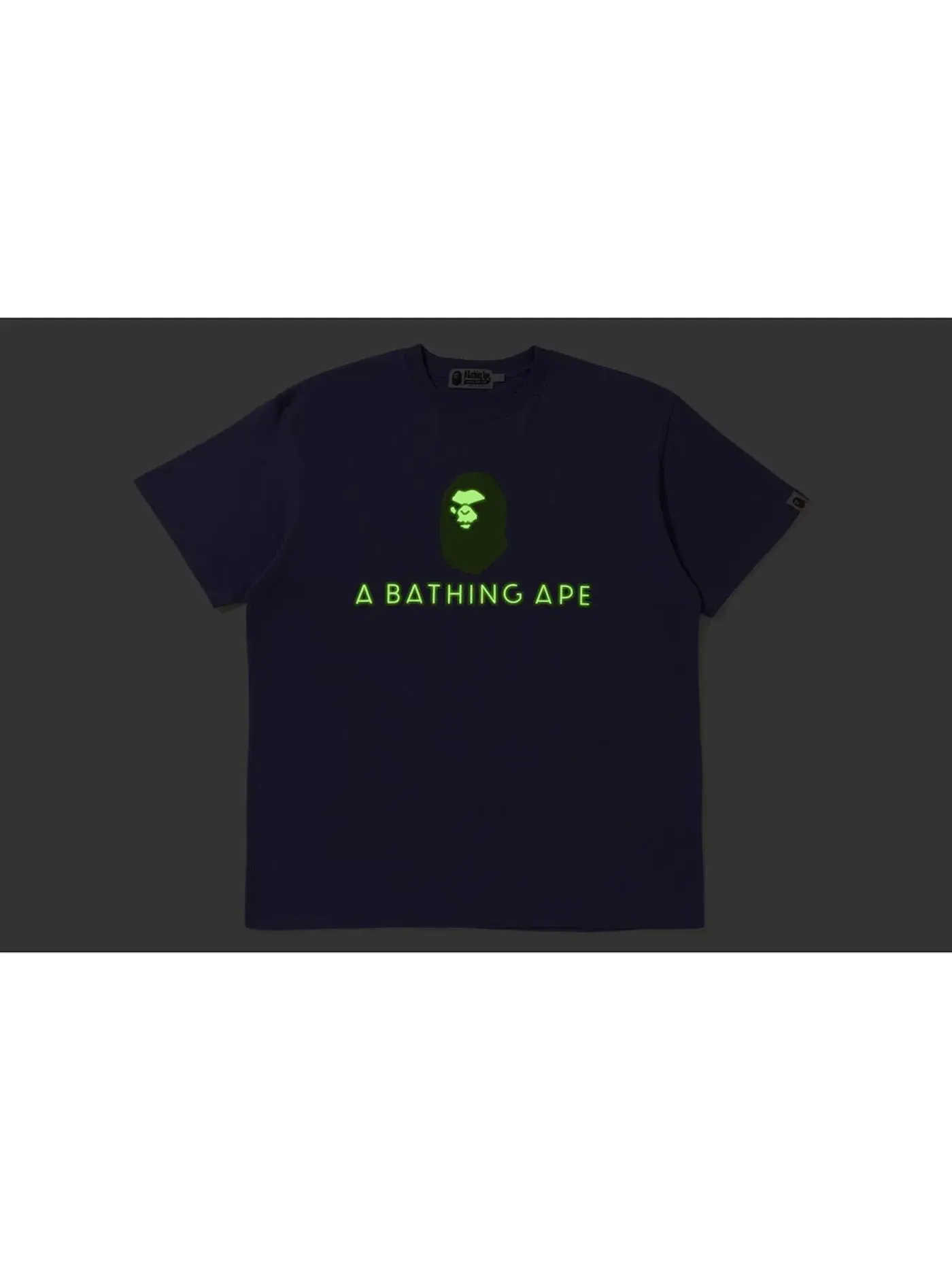 Мужская футболка с принтом BAPE Relaxed Mad Face Tee BAPE — изображение 2 из 2, фиолетовый