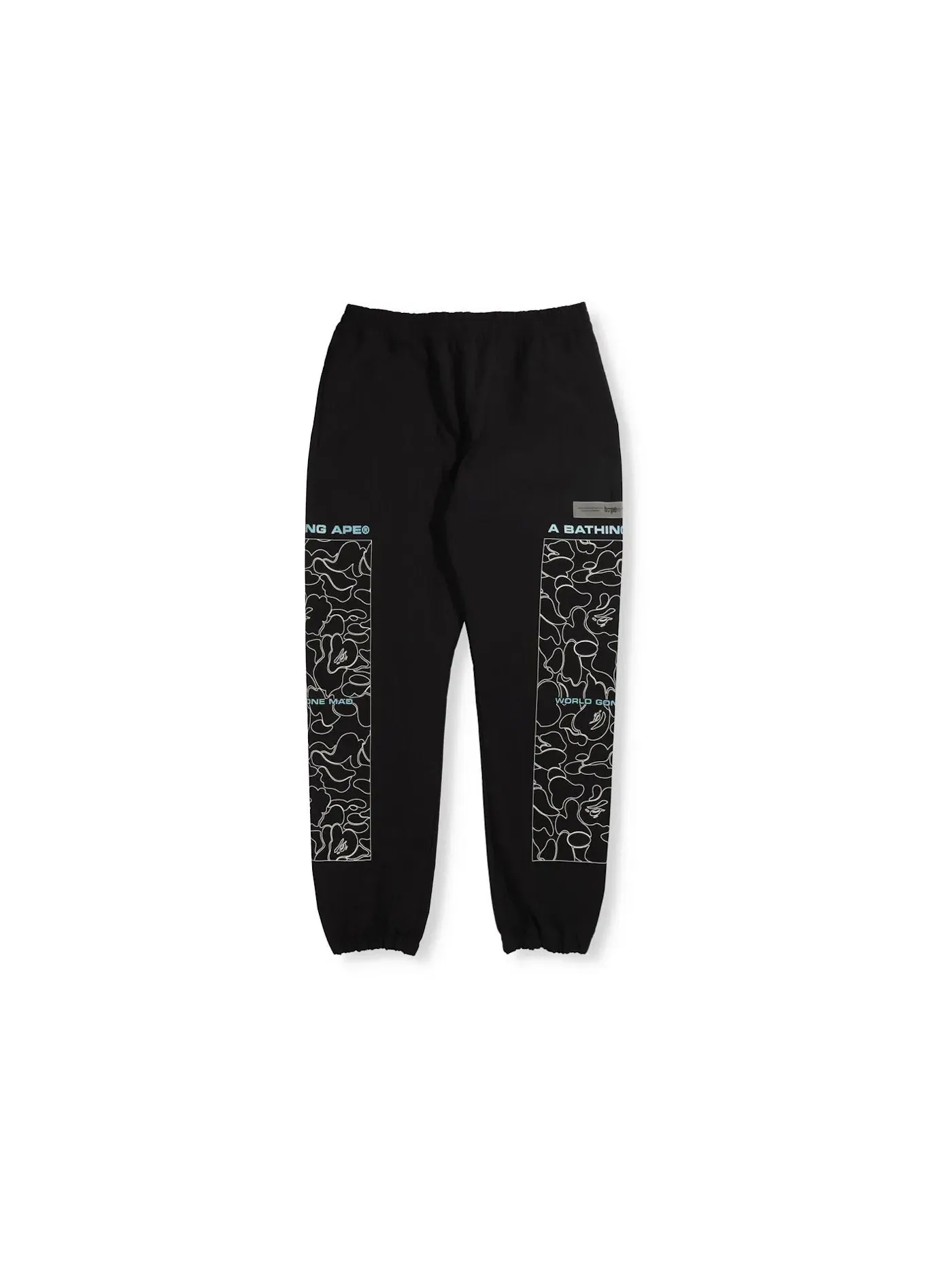Мужские штаны BAPE Rip Stop Track Pants — изображение 1 из 2, черный