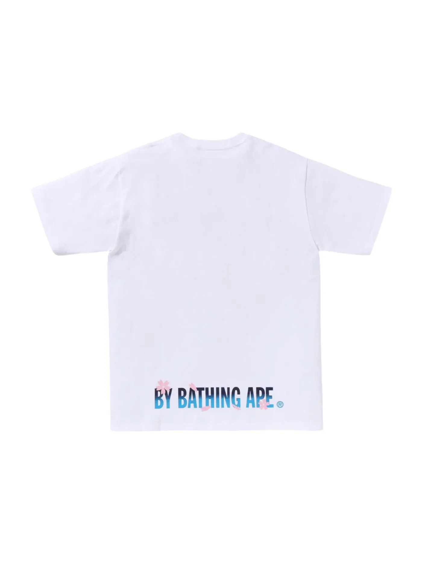 Мужская футболка с принтом Sakura Ape Face BAPE — изображение 2 из 2, белый