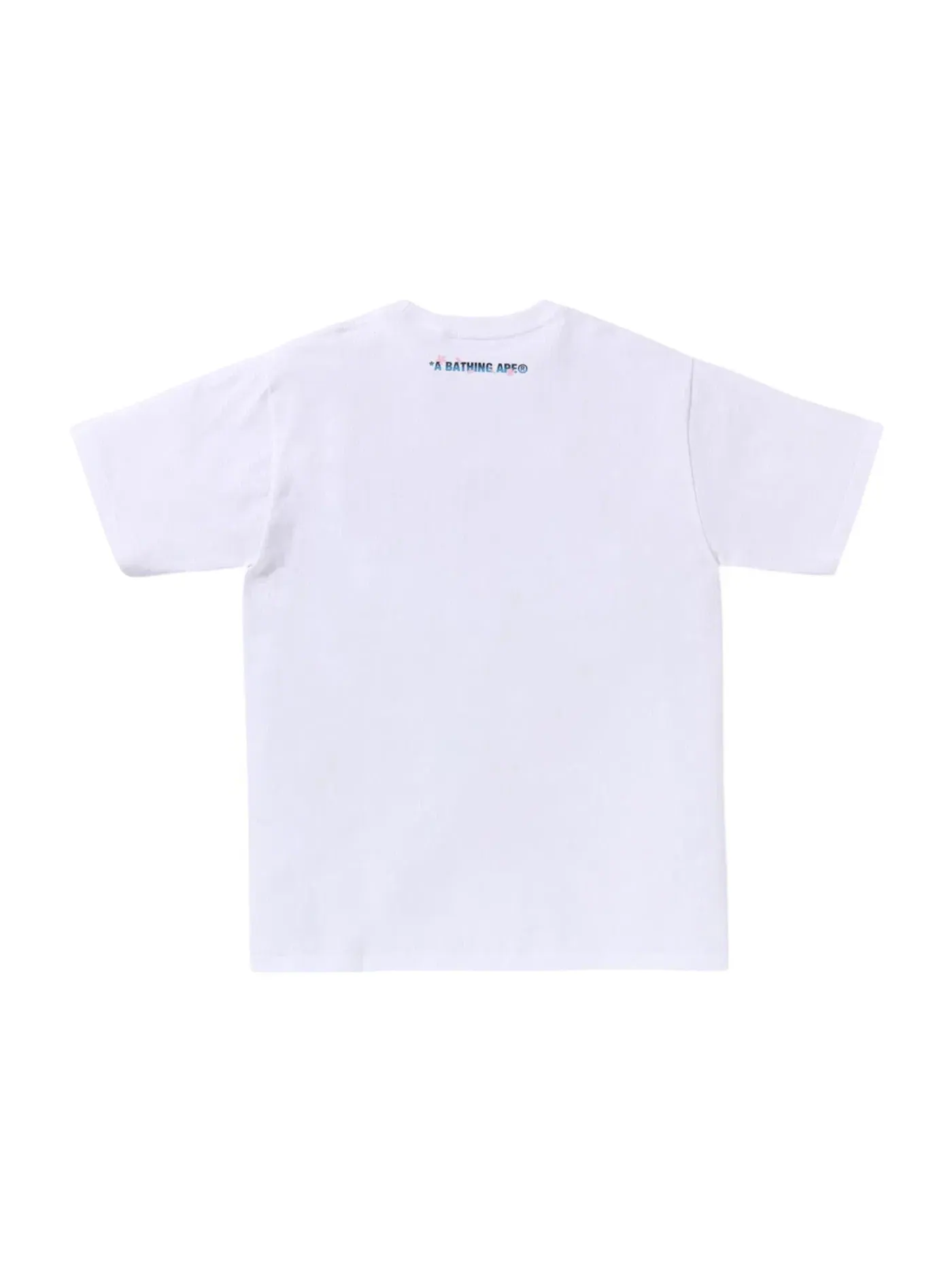 Мужская футболка с принтом Sakura Photo Ape Head BAPE — изображение 2 из 2, белый