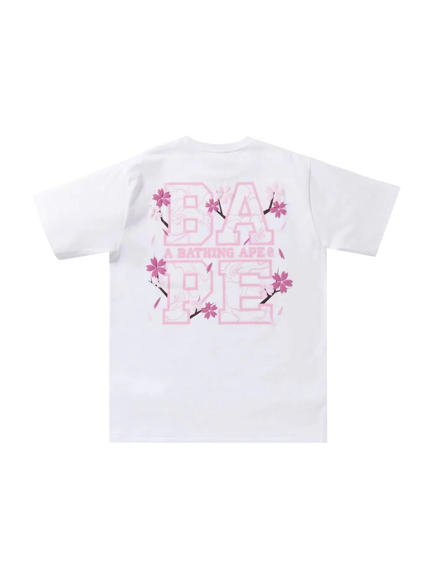 Мужская футболка с принтом BAPE Sakura Tee BAPE — изображение 2 из 3, белый
