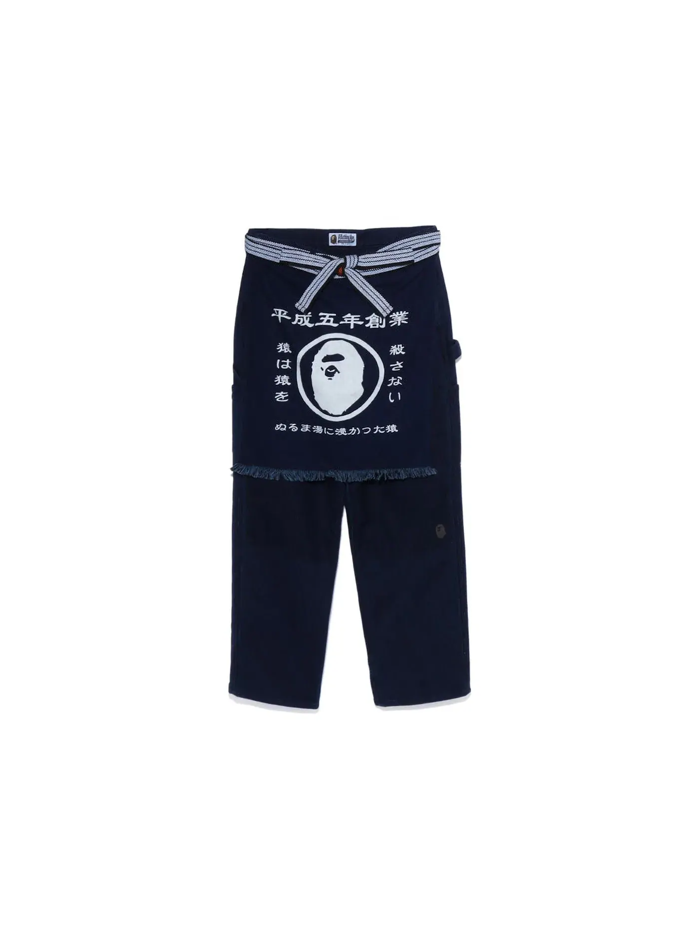Мужские брюки-фартук Sashiko Painter Apron Pants BAPE — 1