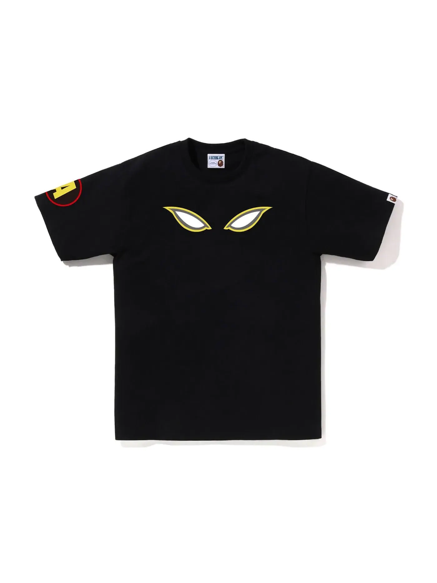 Мужская футболка с принтом BAPE Shadow BAPE Tee — изображение 1 из 2, черный