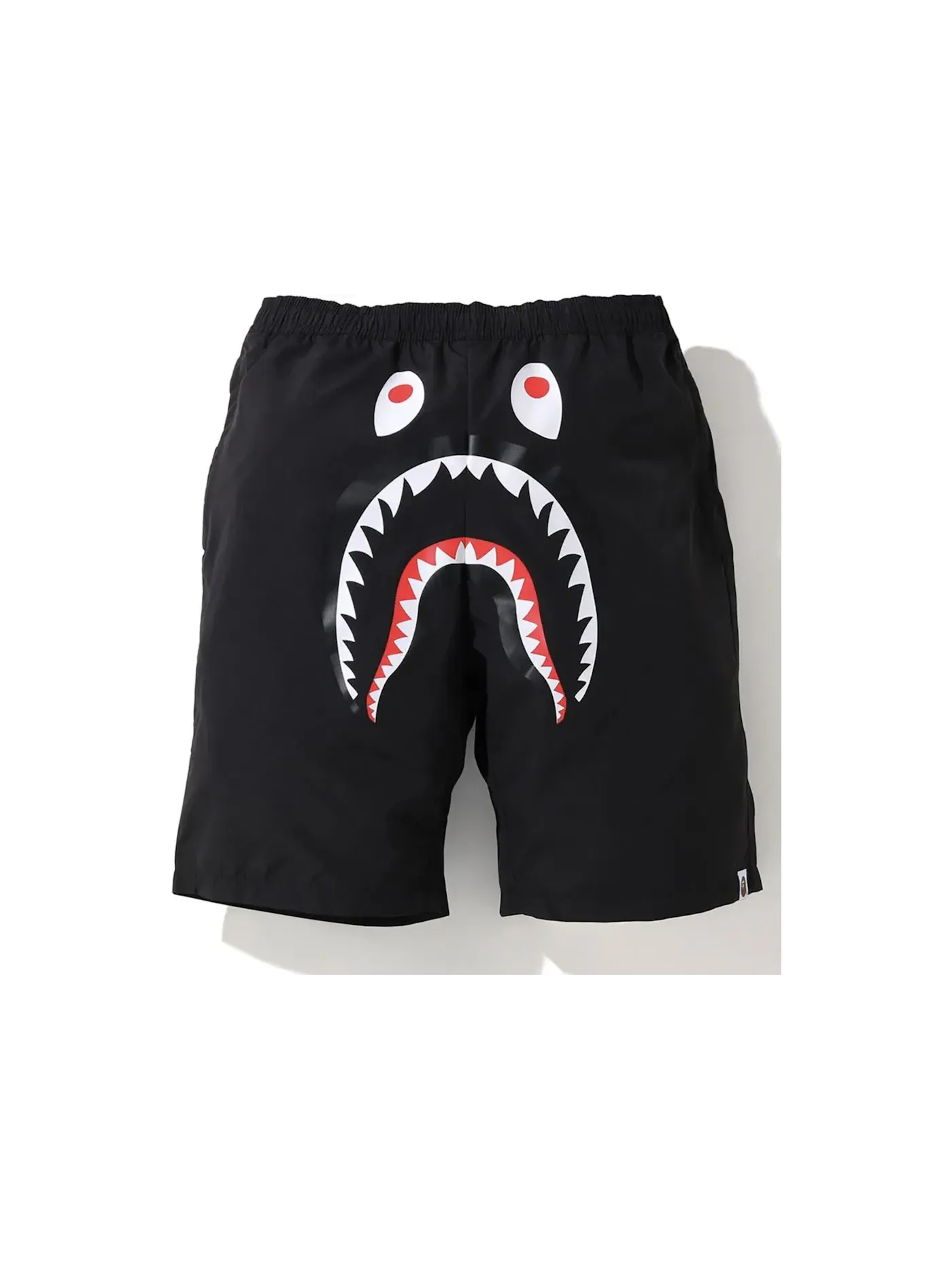 Мужские шорты с принтом акулы BAPE Shorts (SS20) — изображение 1 из 1, черный