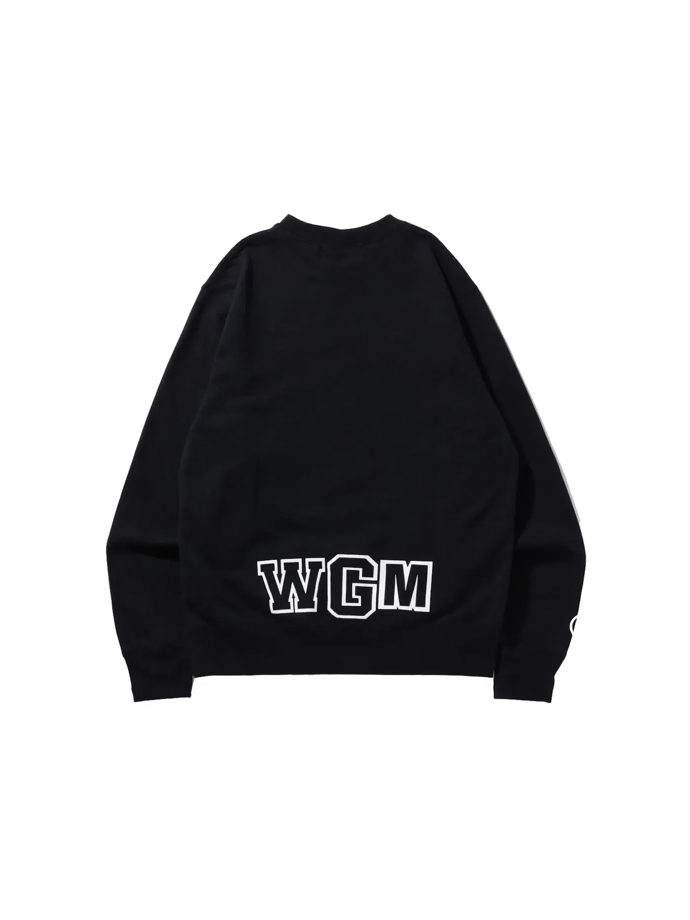 Мужской свитшот с принтом BAPE Crewneck (SS22) — изображение 2 из 2, черный
