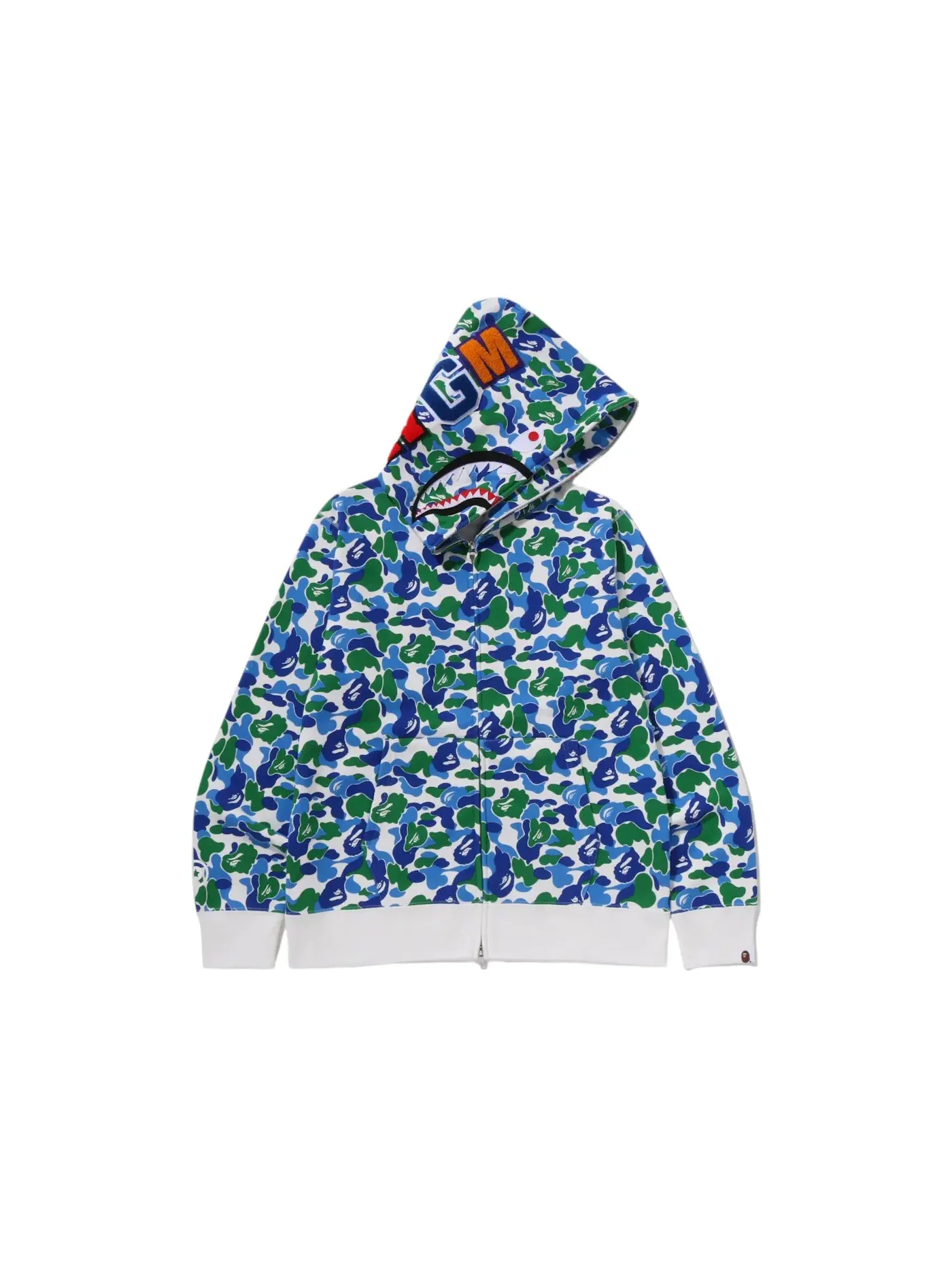 Мужская худи с принтом BAPE Hoodie (Seibu Ikebukuro Store Exclusive) — изображение 1 из 2, мульти