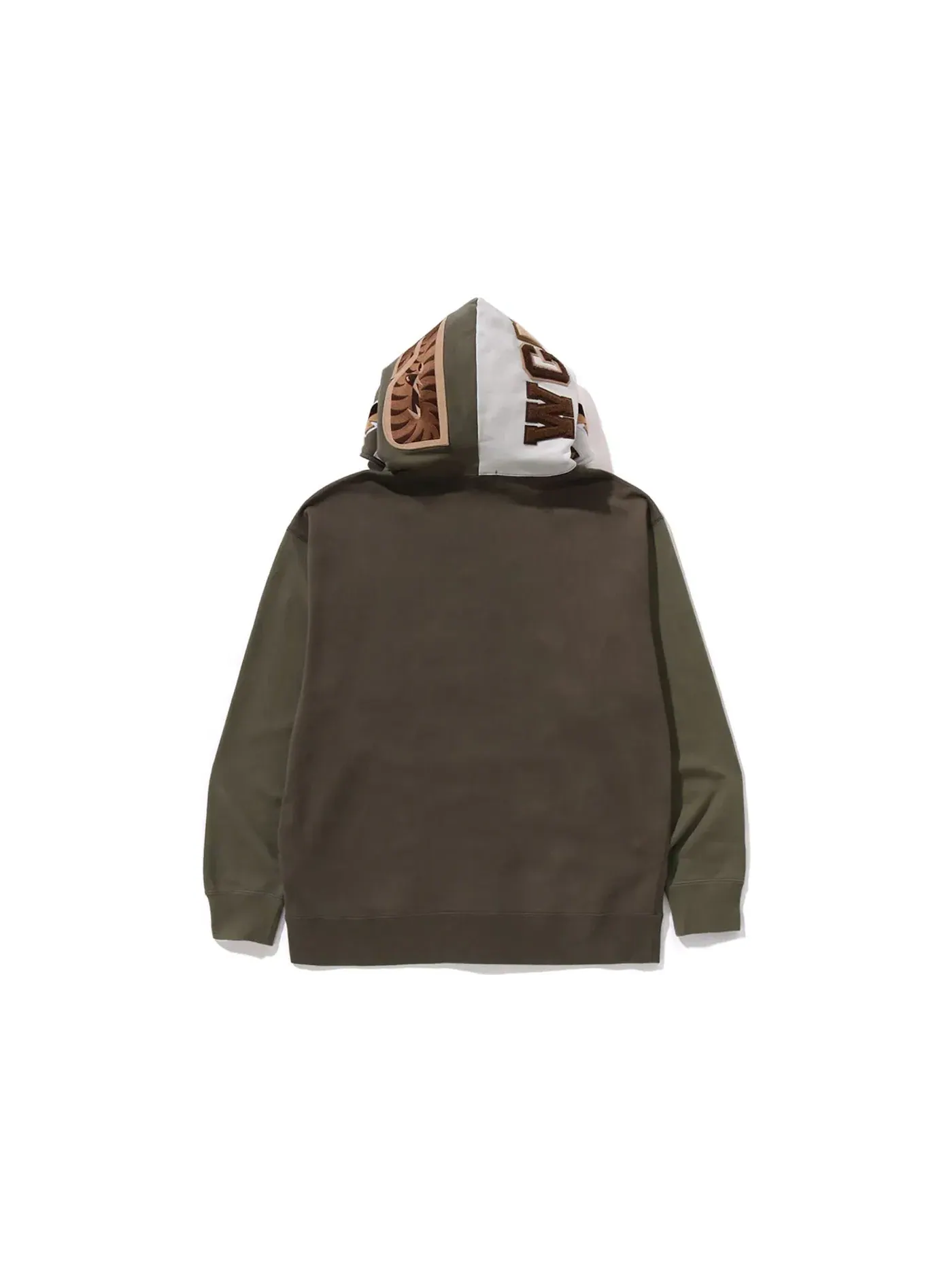 Мужская худи с принтом BAPE Hoodie, Olivedrab — изображение 3 из 3