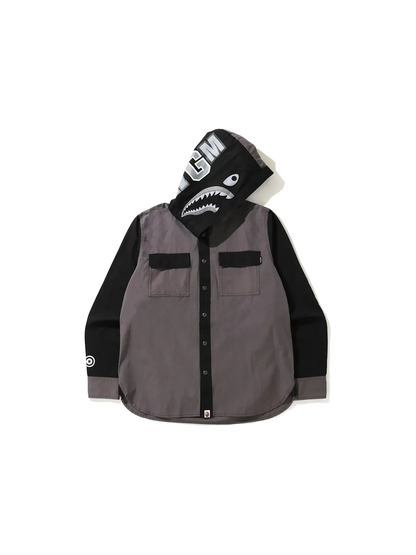Мужской худи-свитшот с принтом BAPE Hoodie Shirt BAPE — изображение 1 из 3, черный