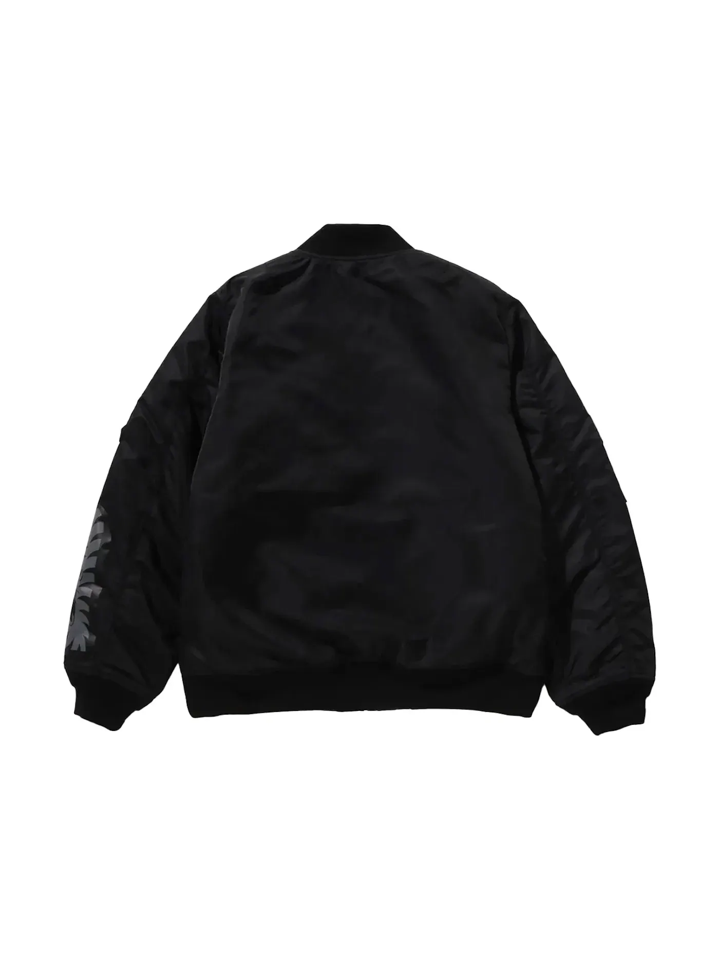 Мужская куртка MA-1 с принтом BAPE Shark Jacket (FW24) BAPE — изображение 2 из 2, черный