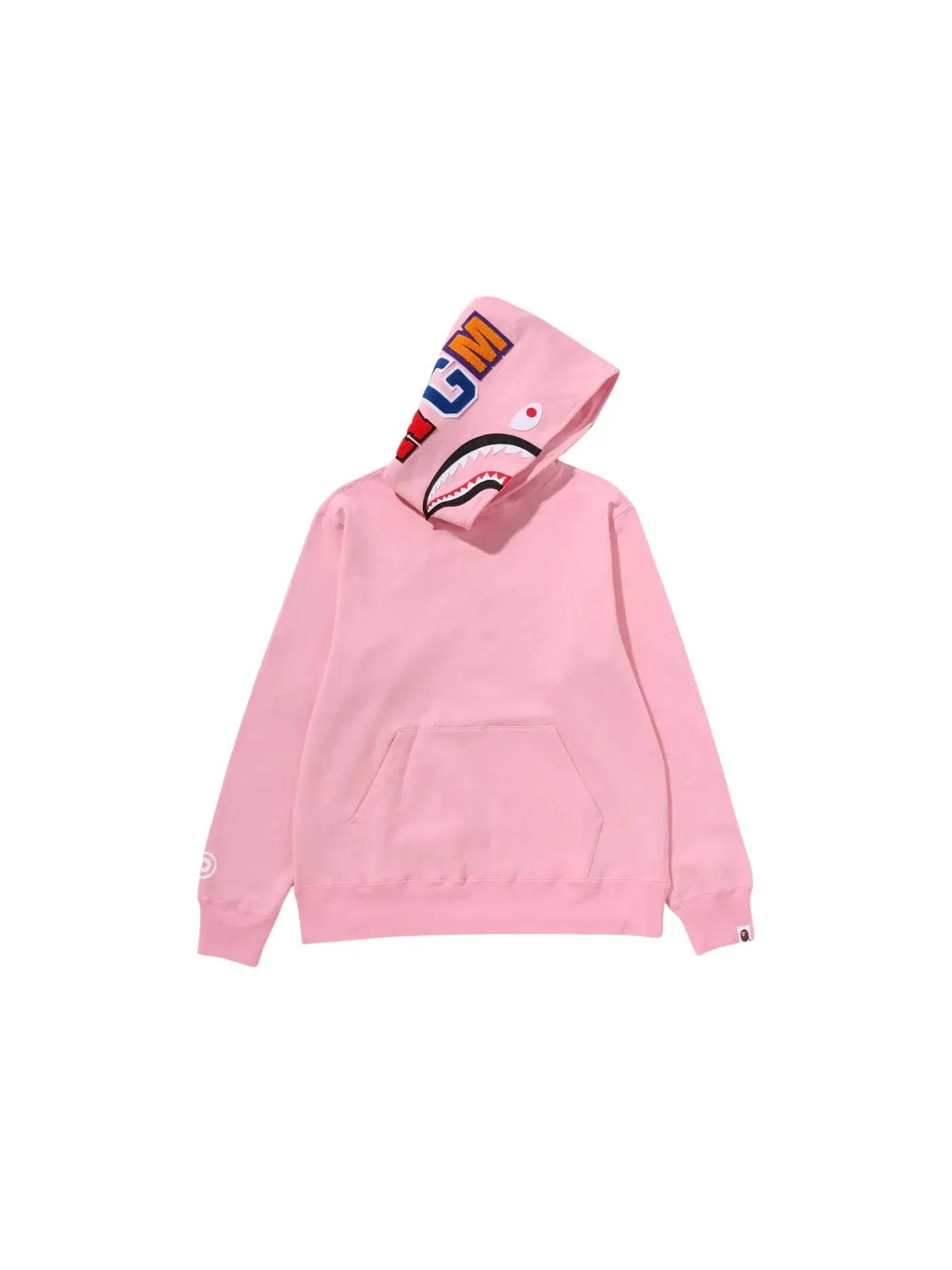 Мужской худи с принтом BAPE Hoodie (FW25) — изображение 1 из 3, розовый