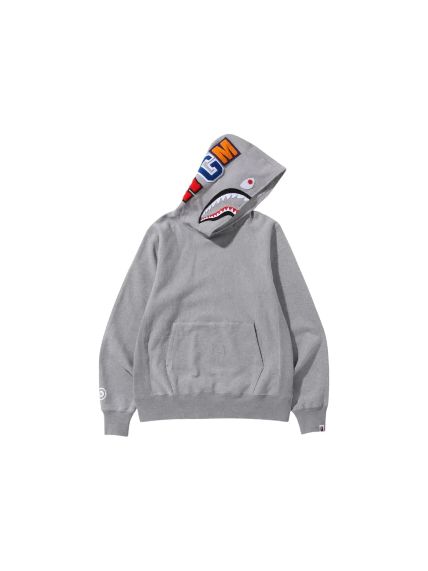 Мужской худи с принтом BAPE Hoodie (SS22) — изображение 1 из 1, серый
