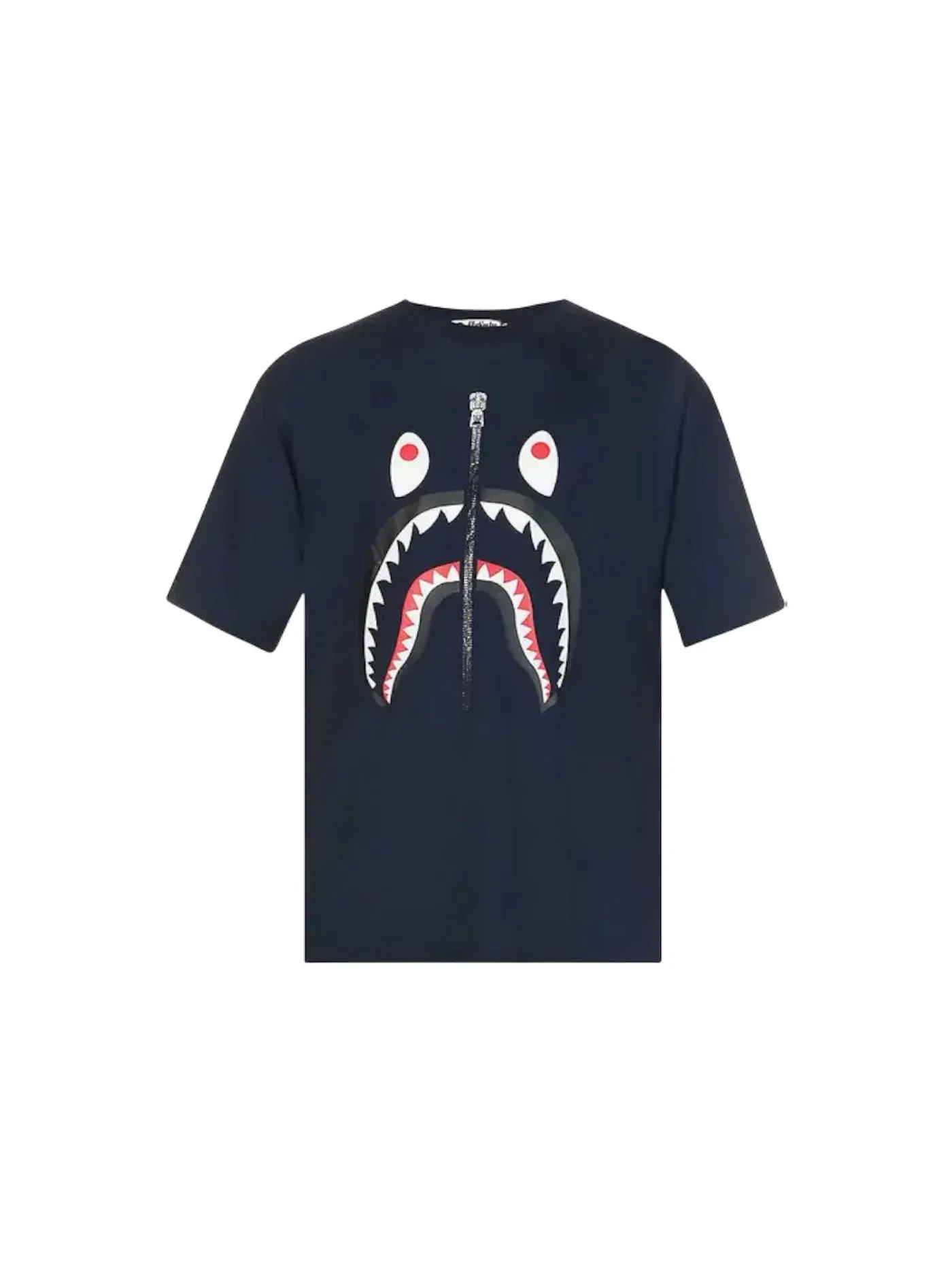 Мужская футболка свободного кроя Shark BAPE — изображение 1 из 1, темно-синий