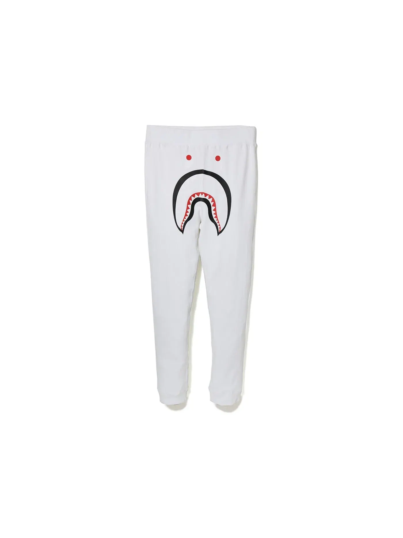 Мужские спортивные штаны с принтом Shark Slim BAPE — изображение 1 из 2, белый