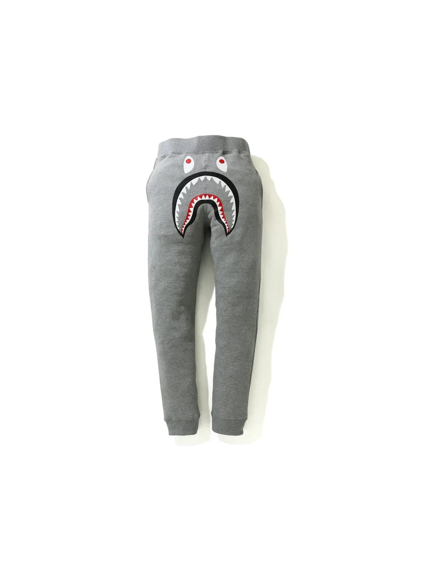 Мужские спортивные штаны с принтом Shark Slim BAPE — изображение 1 из 2, серый