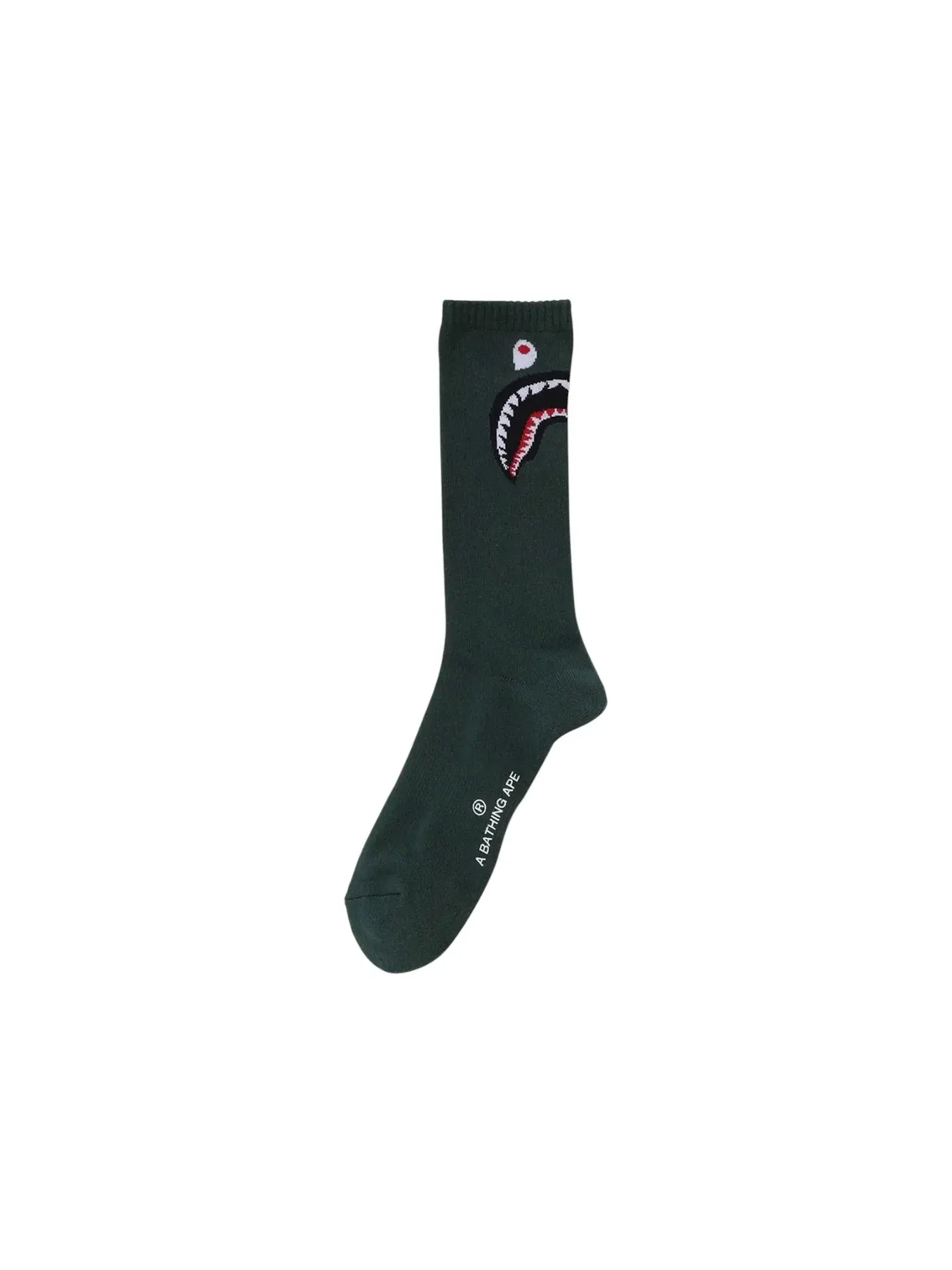 Мужские носки с принтом BAPE Socks (SS25) BAPE — изображение 1 из 1, зеленый