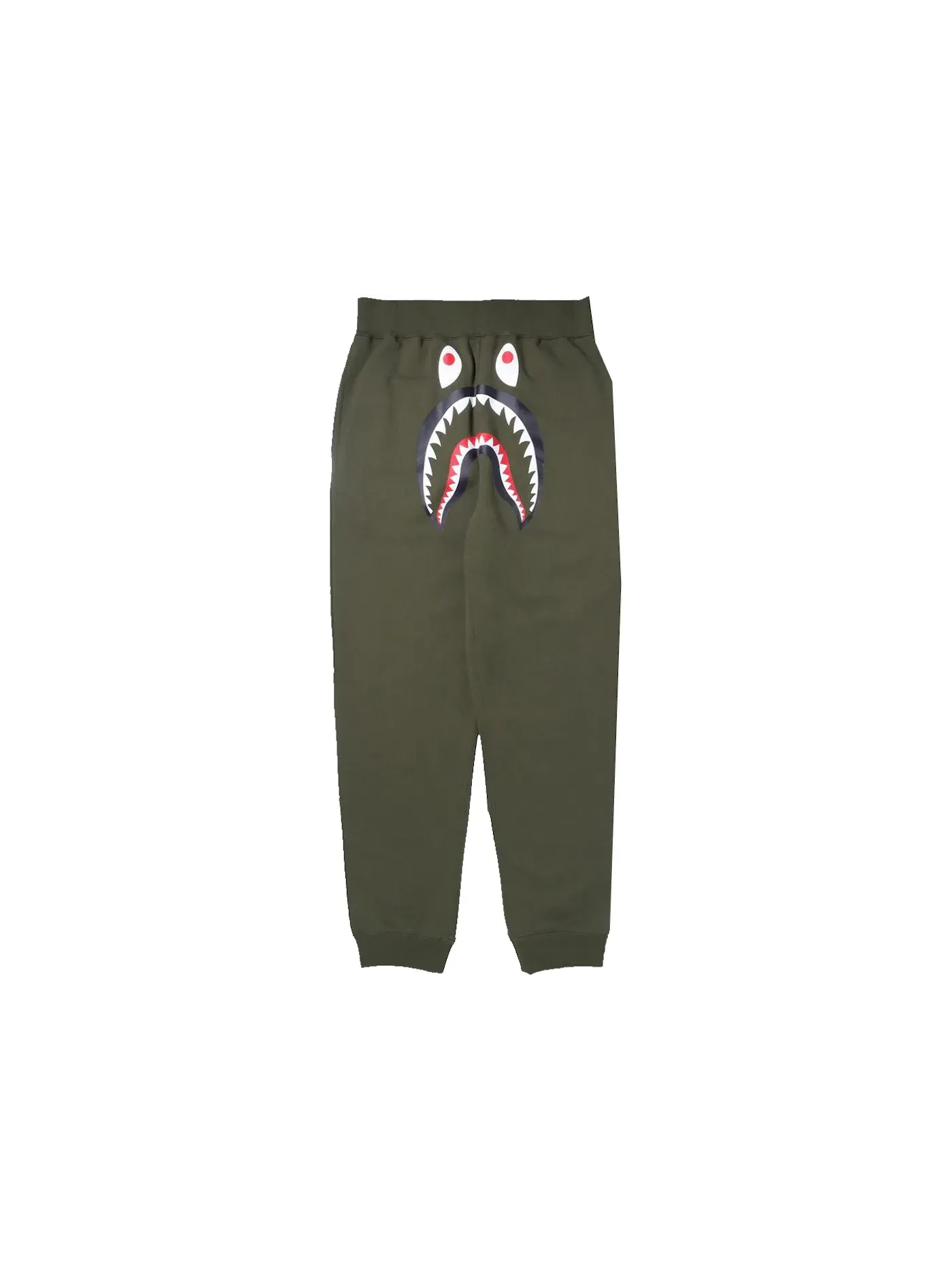 Мужские спортивные штаны с принтом BAPE Pants, Olivedrab — изображение 1 из 2