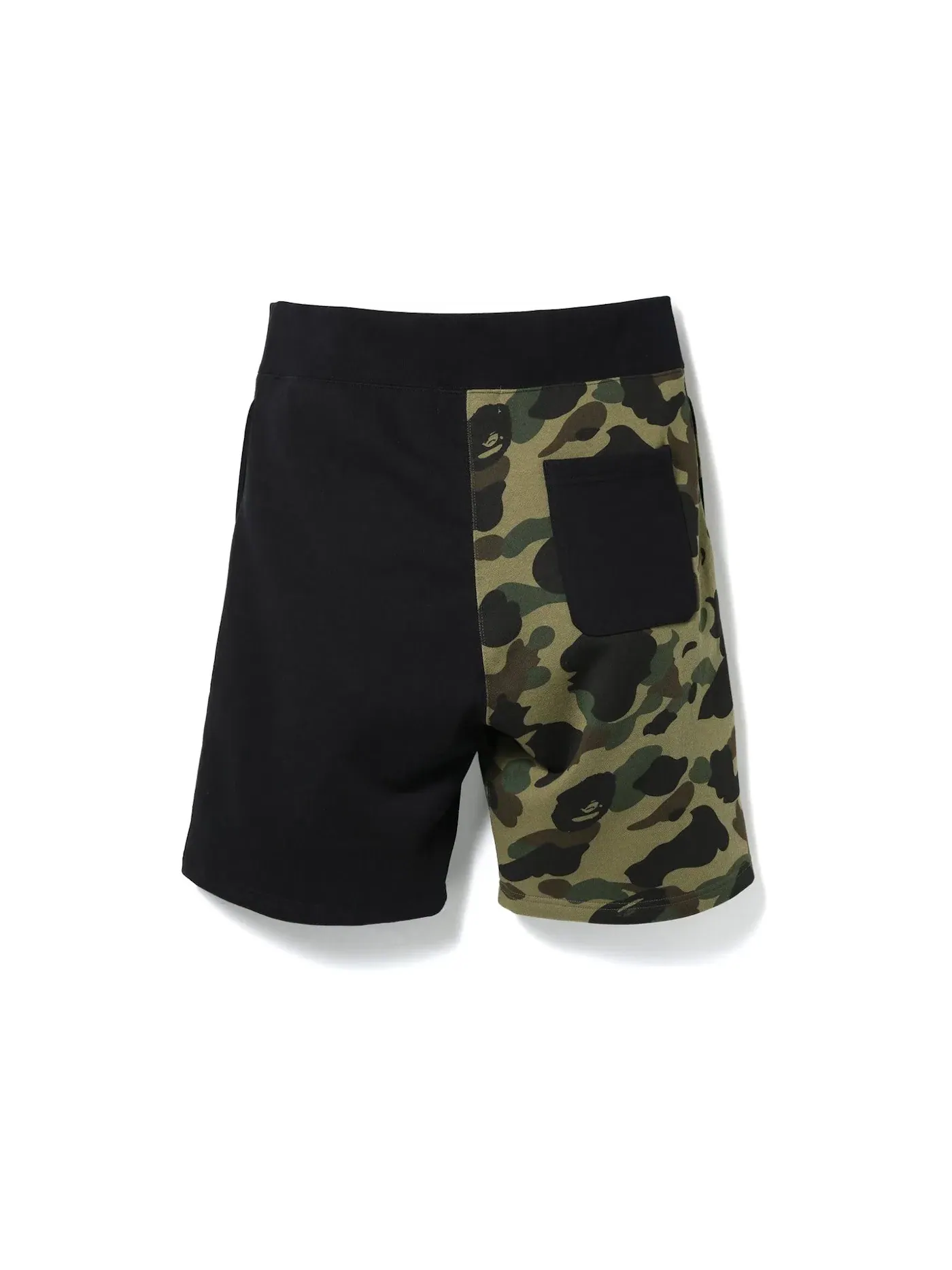 Мужские шорты с принтом BAPE Shorts — изображение 2 из 2, черный/зеленый