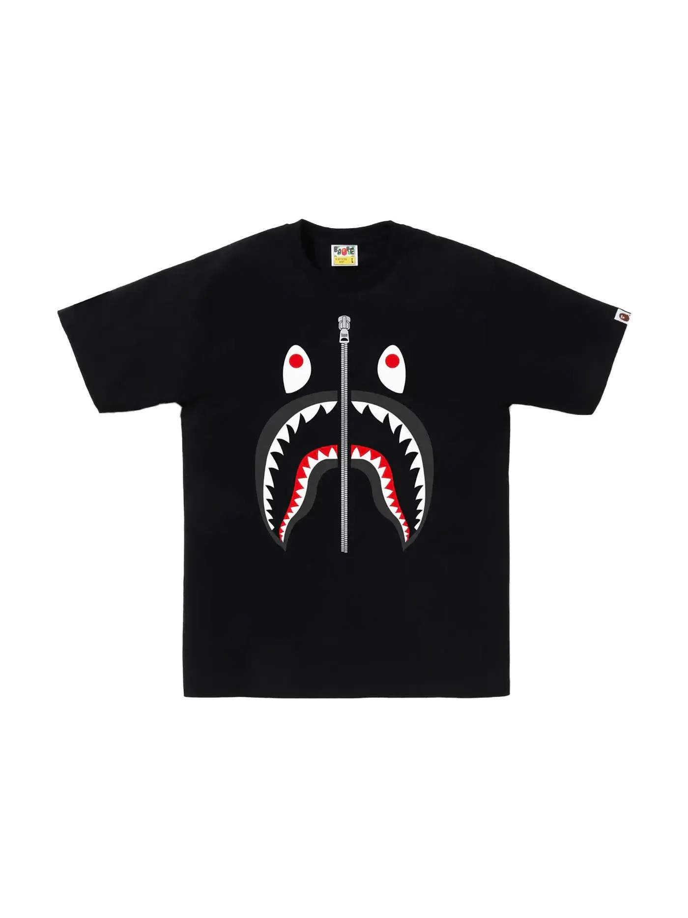 Мужская футболка с принтом BAPE Tee — изображение 1 из 2, черный