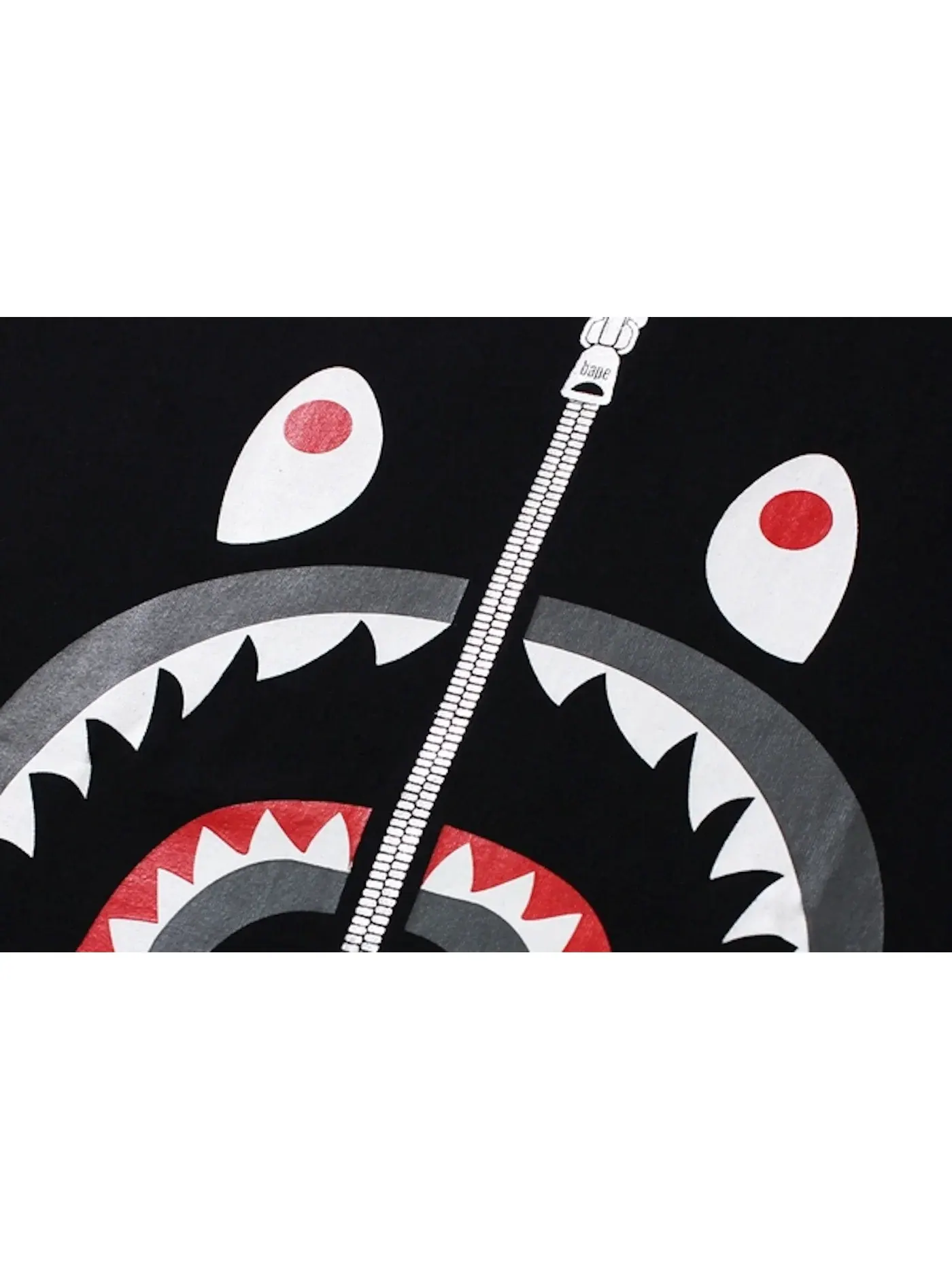 Мужская футболка с принтом BAPE Tee — изображение 2 из 2, черный