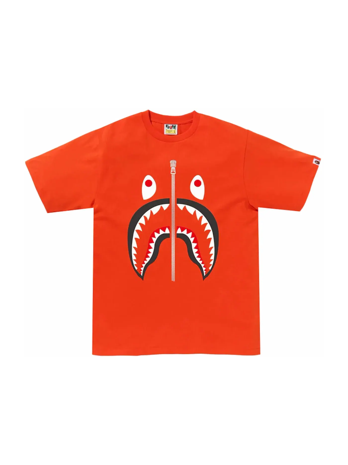 Мужская футболка с принтом BAPE Tee — изображение 1 из 1, оранжевый