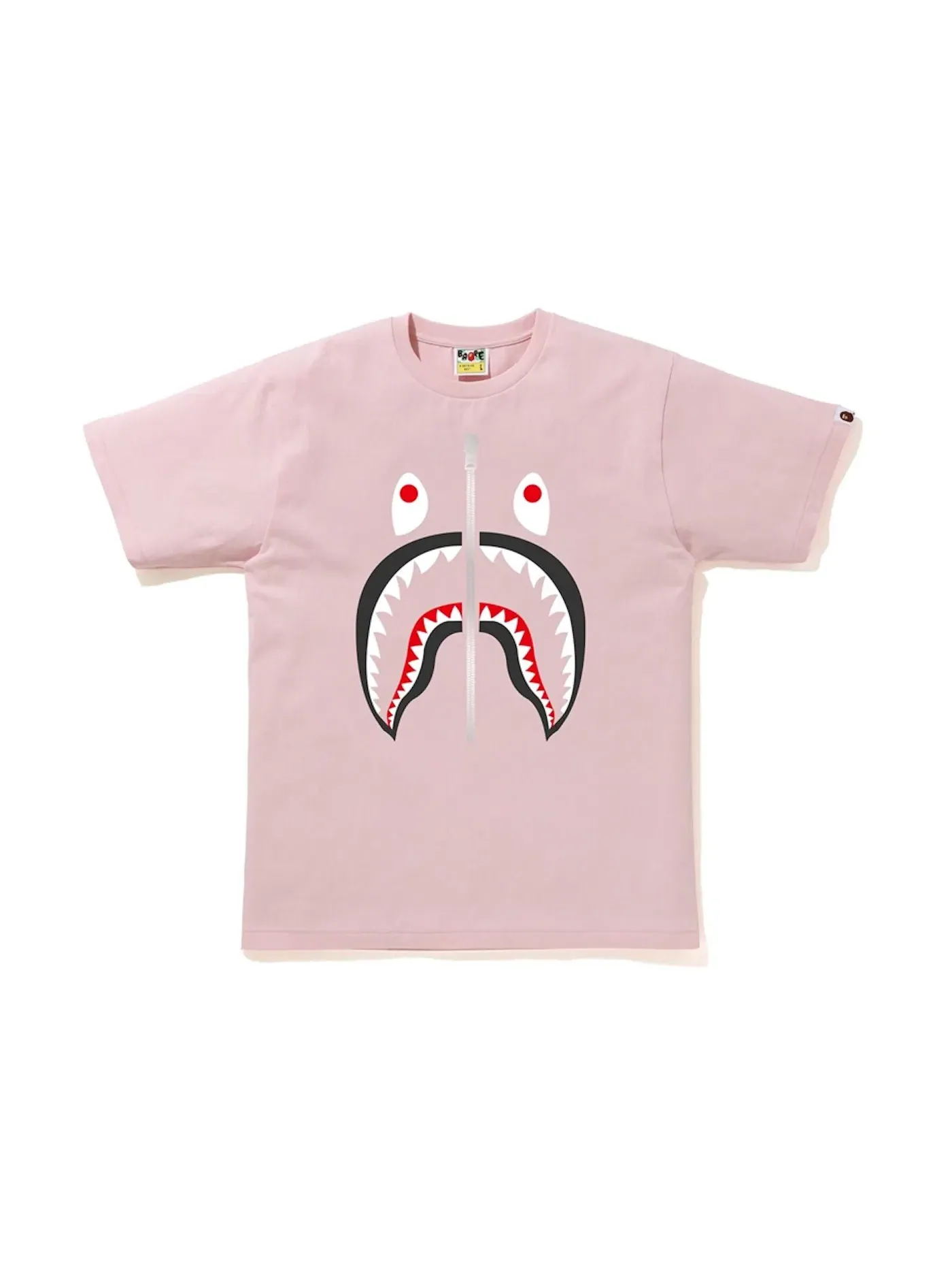 Мужская футболка с принтом BAPE Tee (SS20) — изображение 1 из 1, розовый