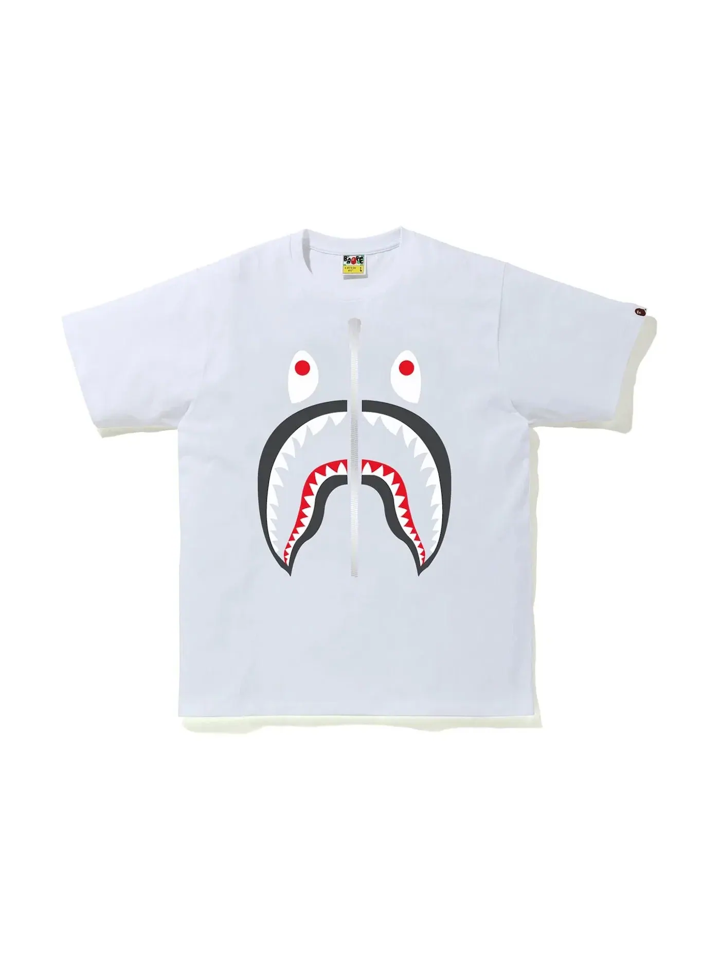 Мужская футболка с принтом BAPE Tee — изображение 1 из 1, белый