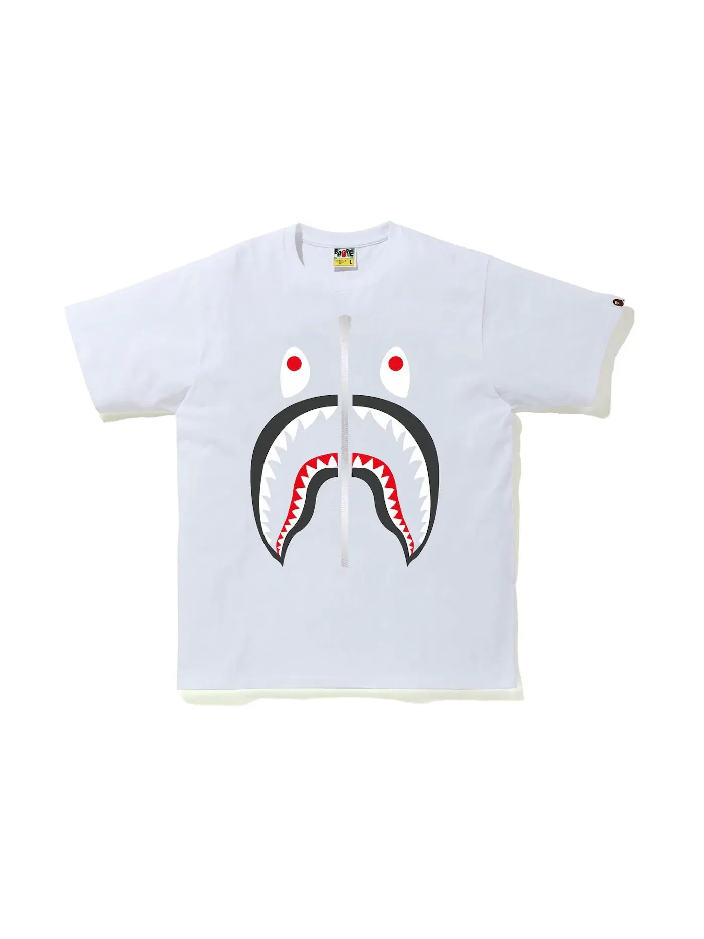 Мужская футболка с принтом Tee (FW21) BAPE — изображение 1 из 1, белый