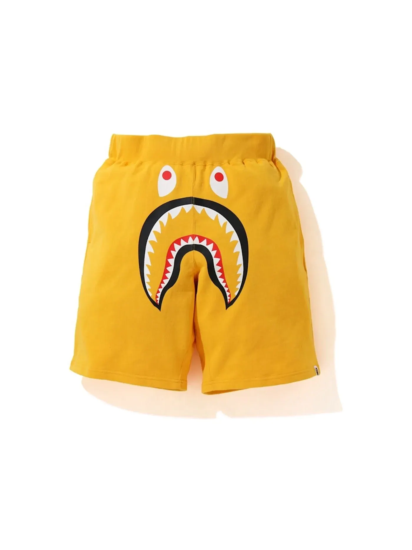 Мужские шорты с принтом BAPE Sweatshort Yellow — изображение 1 из 1