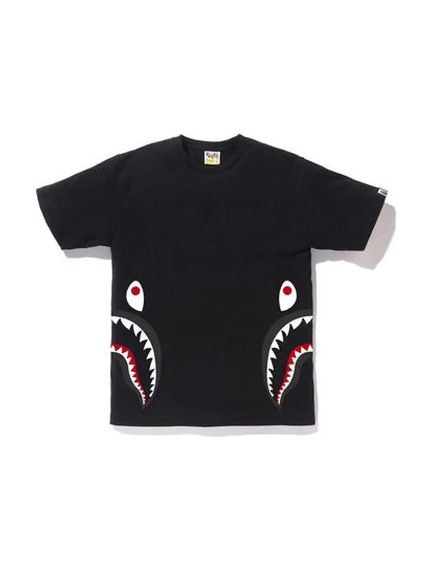 Мужская футболка с принтом Tee BAPE — изображение 1 из 2, черный/черный
