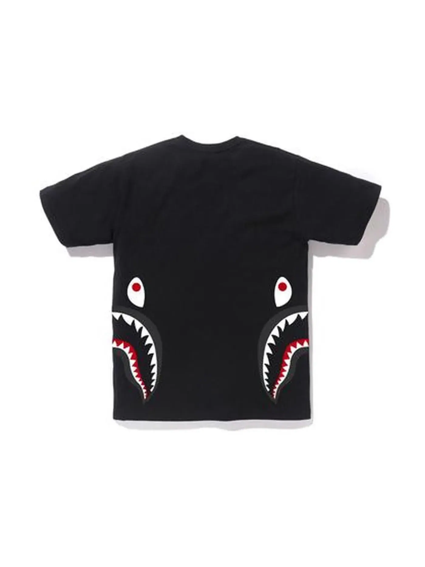 Мужская футболка с принтом Tee BAPE — изображение 2 из 2, черный/черный