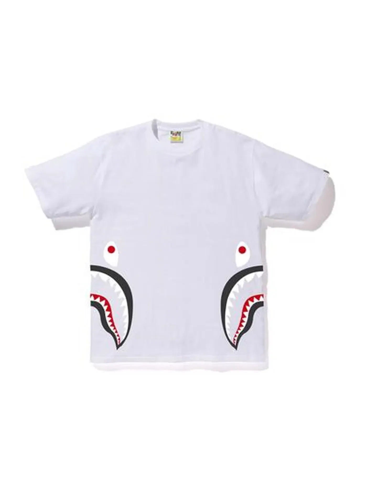Мужская футболка с принтом Tee BAPE — изображение 1 из 2, белый/черный