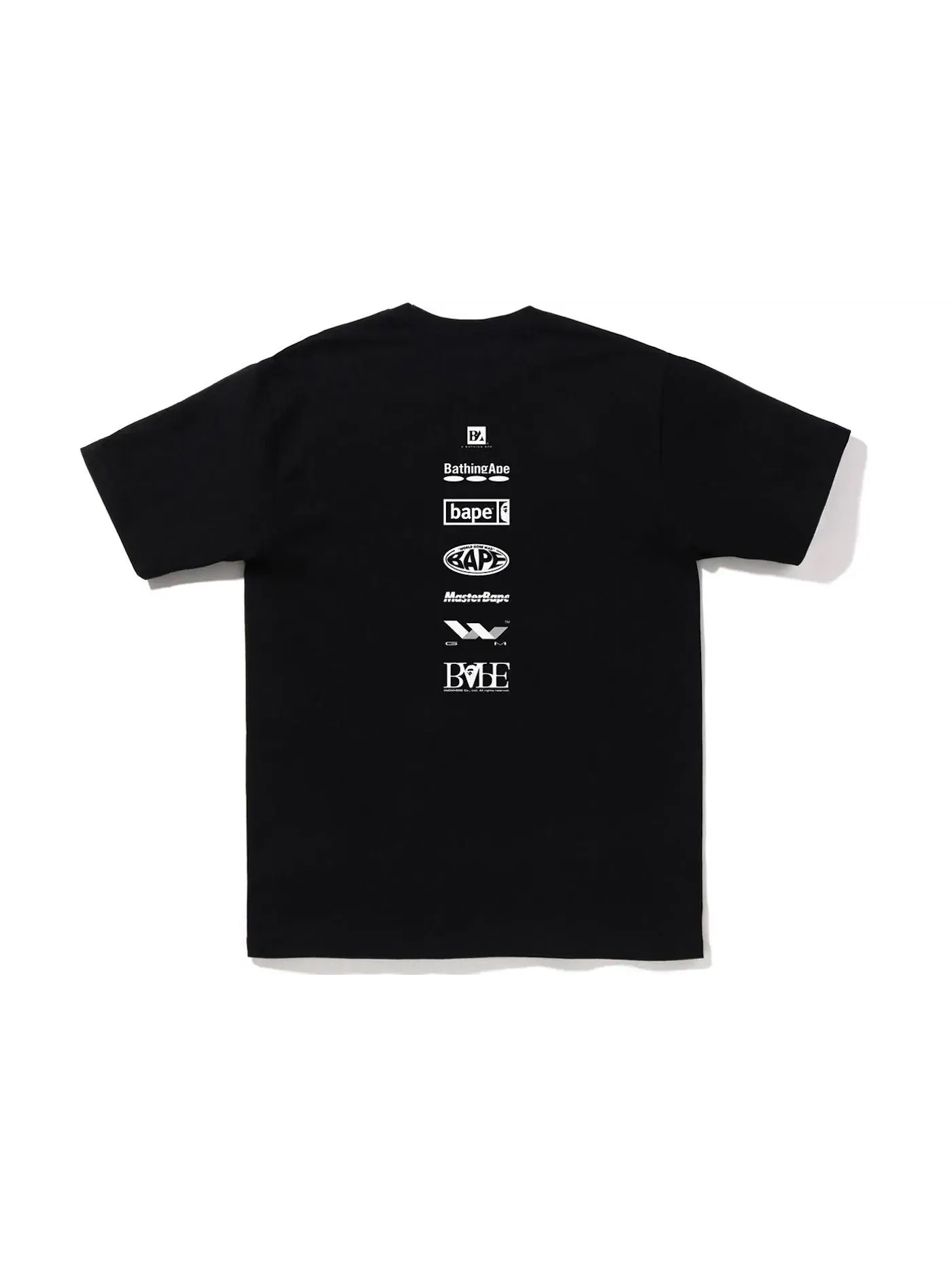 Мужская футболка с принтом BAPE Soccer #2 Tee BAPE — изображение 2 из 2, черный