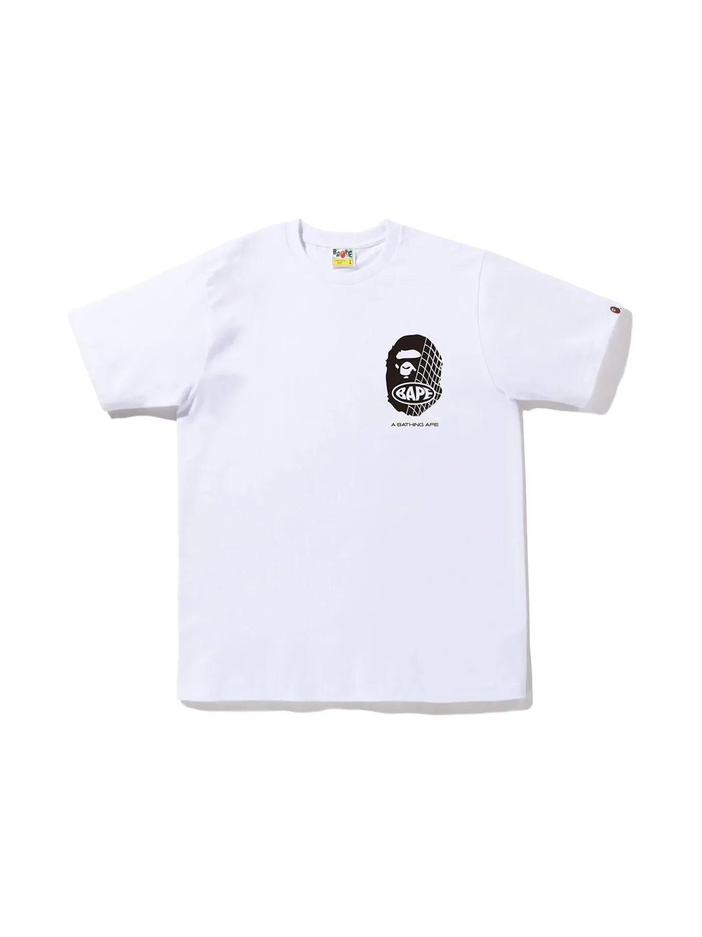 Мужская футболка с принтом BAPE Soccer #2 Tee BAPE — изображение 1 из 2, белый
