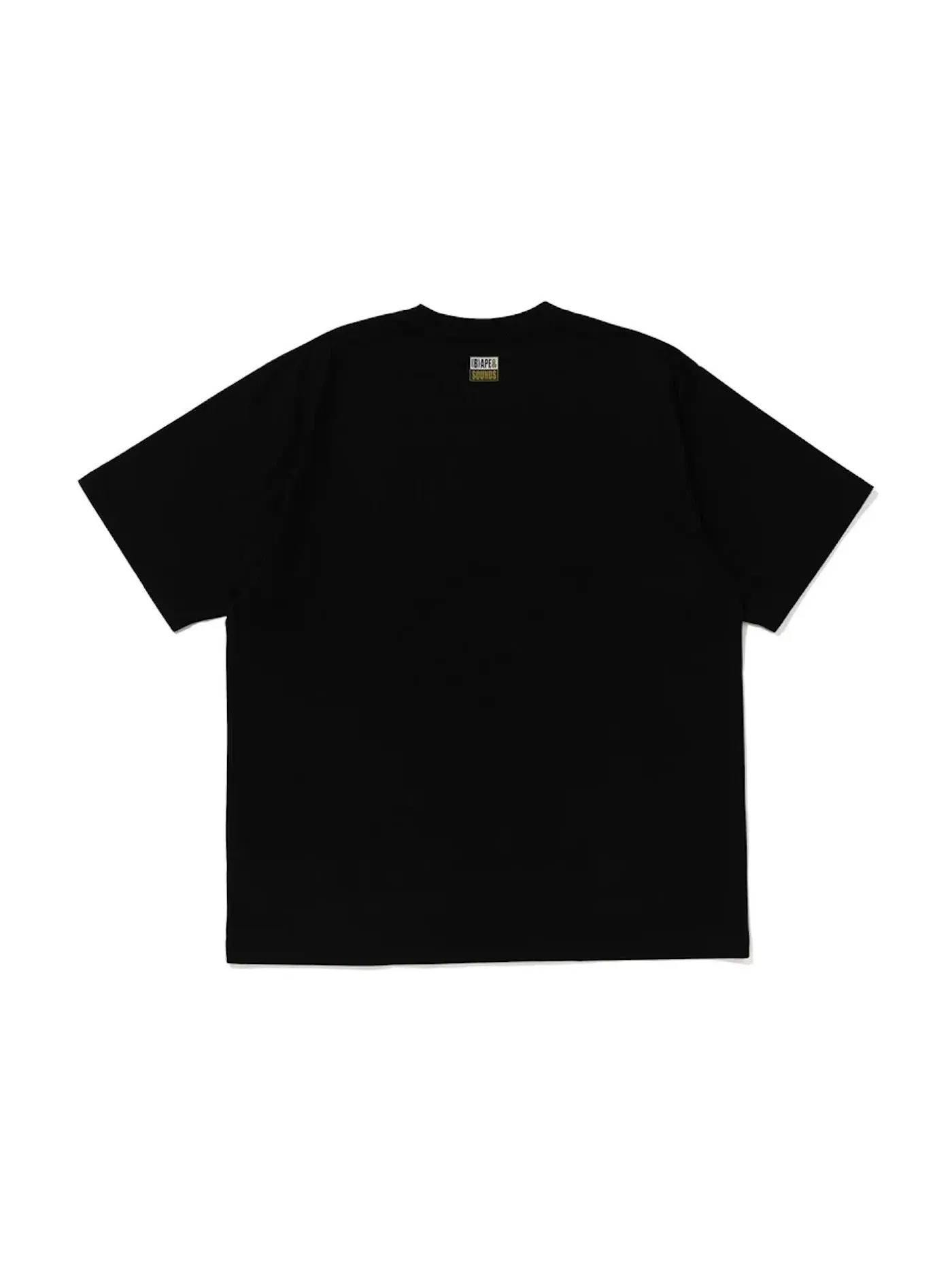 Мужская футболка с принтом BAPE Sounds Tee BAPE — изображение 2 из 2, черный