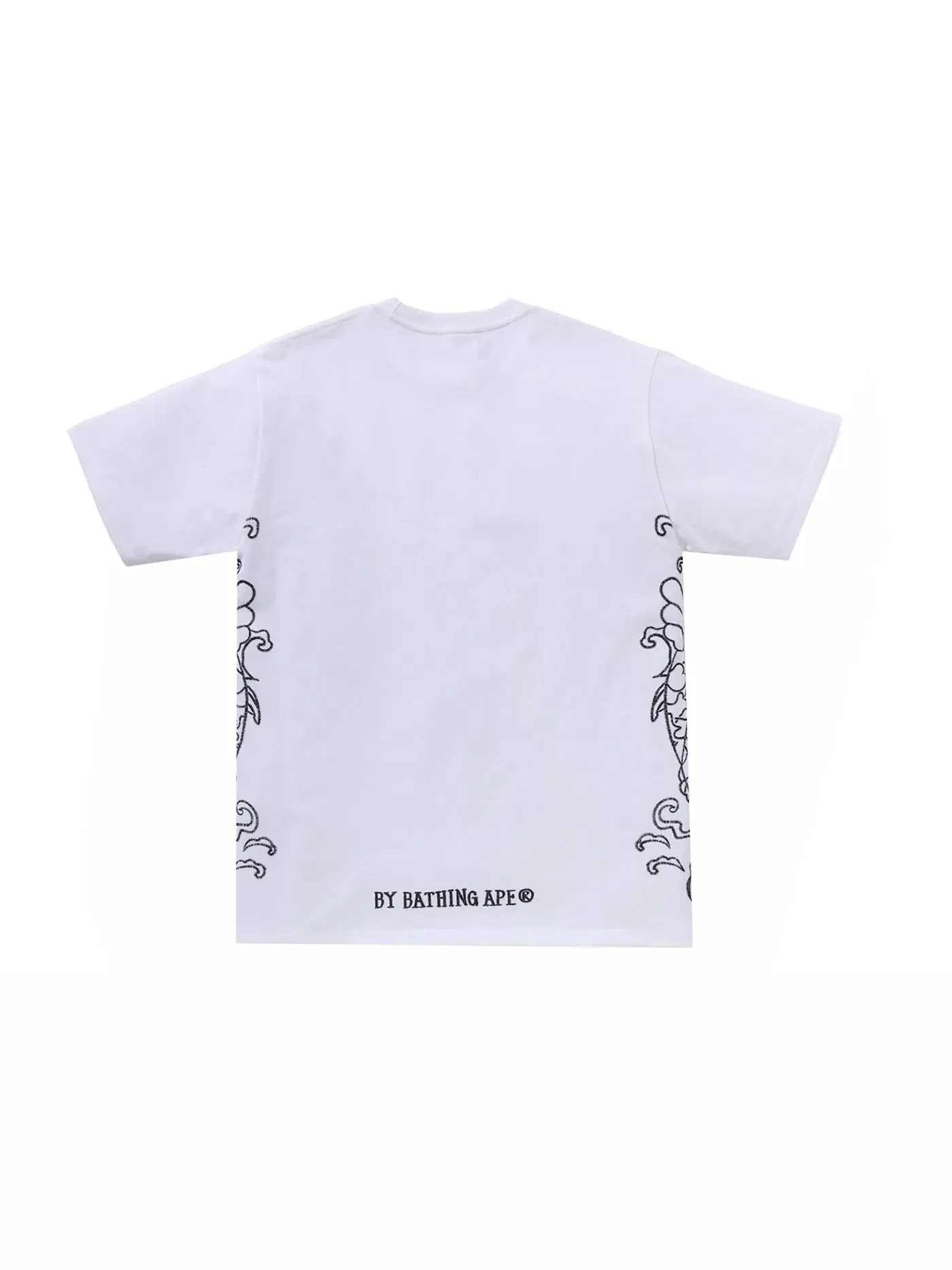 Мужская футболка с принтом BAPE Souvenir Koi Fish Tee BAPE — изображение 2 из 3, белый