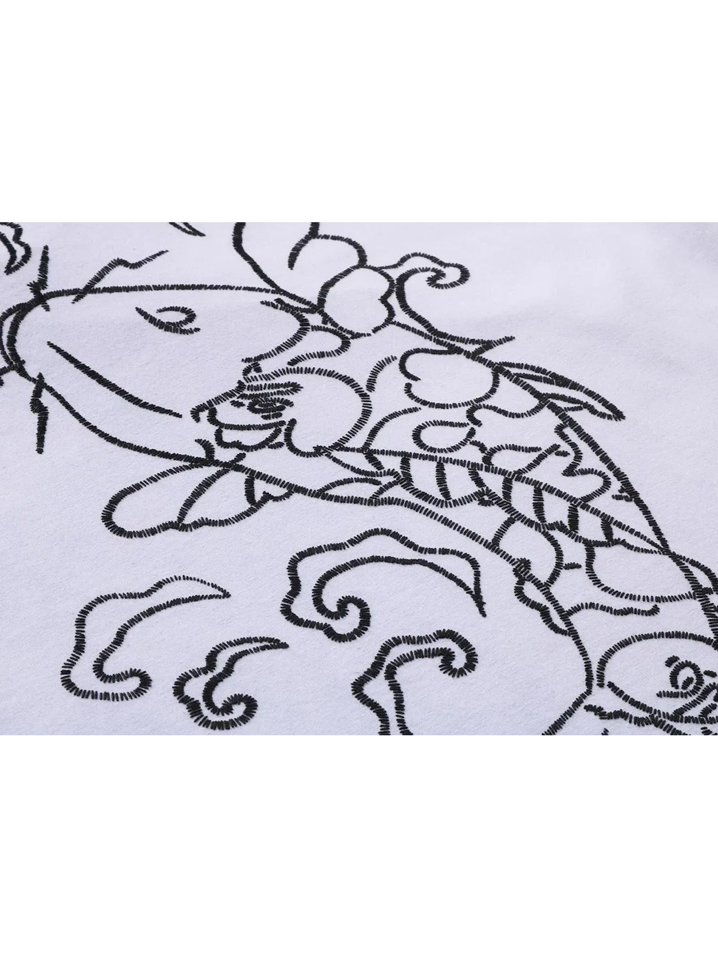 Мужская футболка с принтом BAPE Souvenir Koi Fish Tee BAPE — изображение 3 из 3, белый
