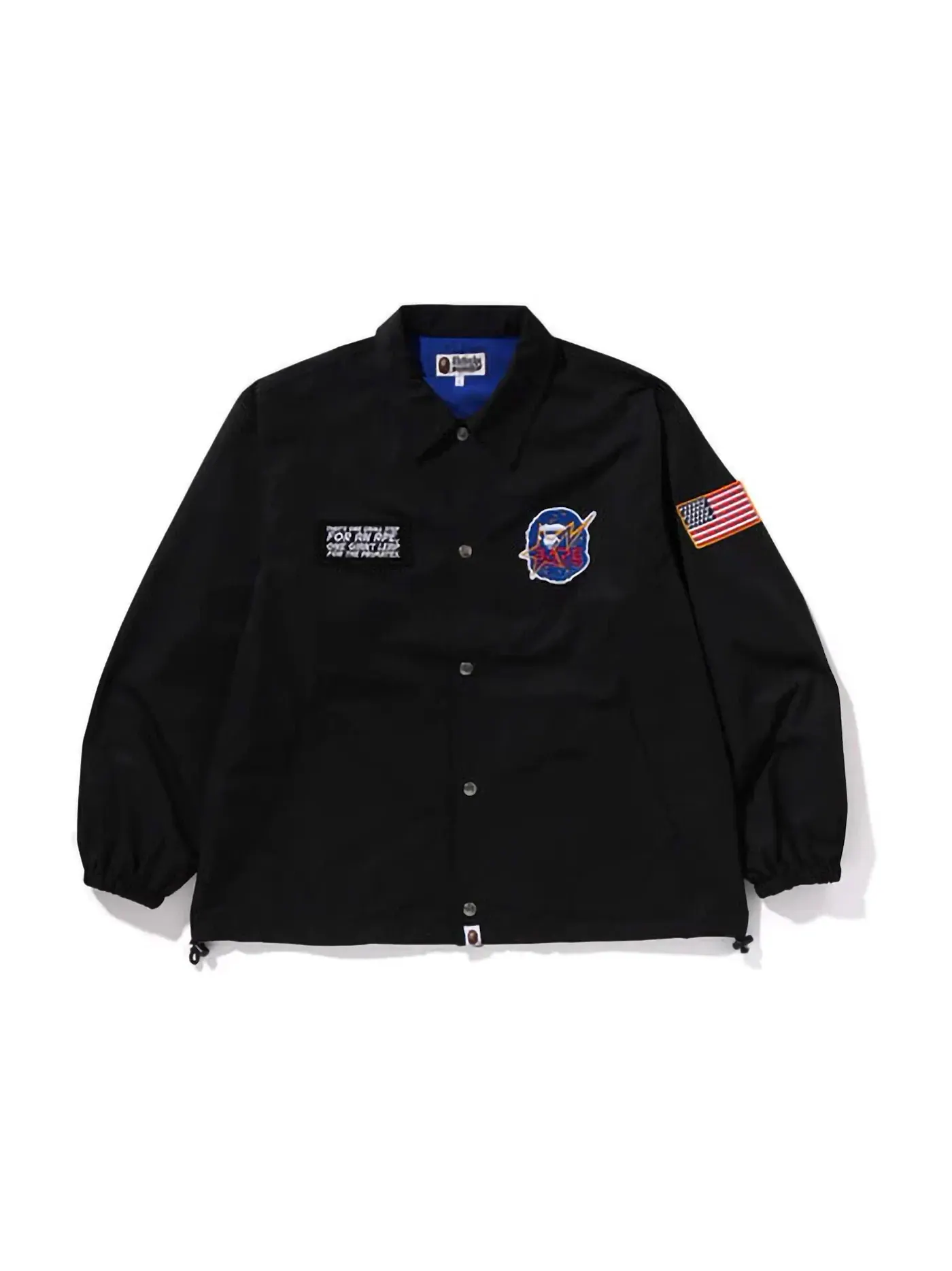 Мужская куртка свободного кроя Space Ape BAPE — изображение 1 из 2, черный