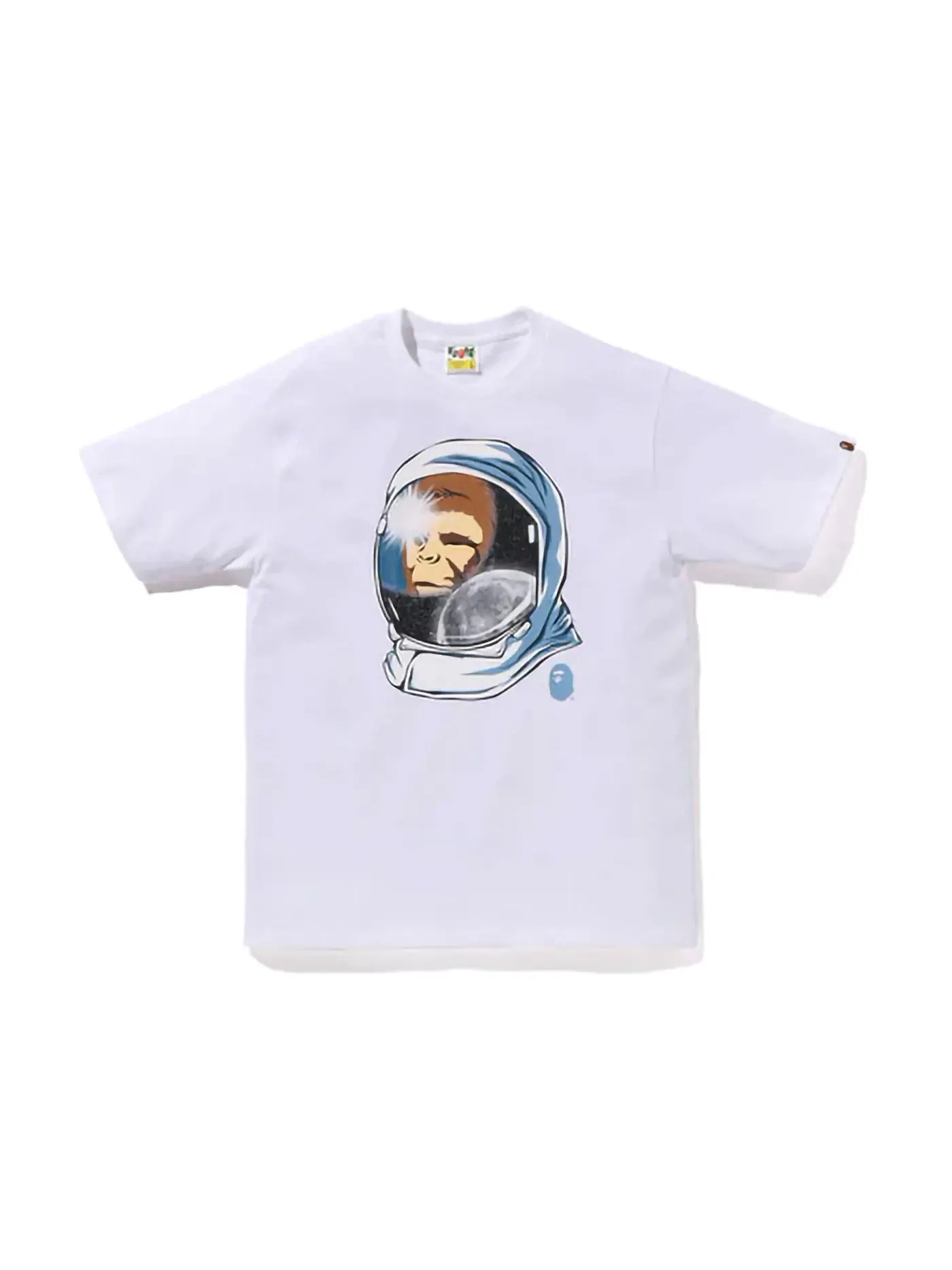 Мужская футболка с принтом BAPE Space Ape Tee — изображение 1 из 2, белый