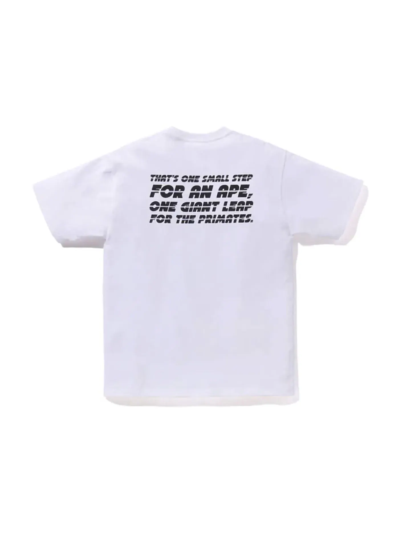 Мужская футболка с принтом BAPE Space Ape Tee — изображение 2 из 2, белый
