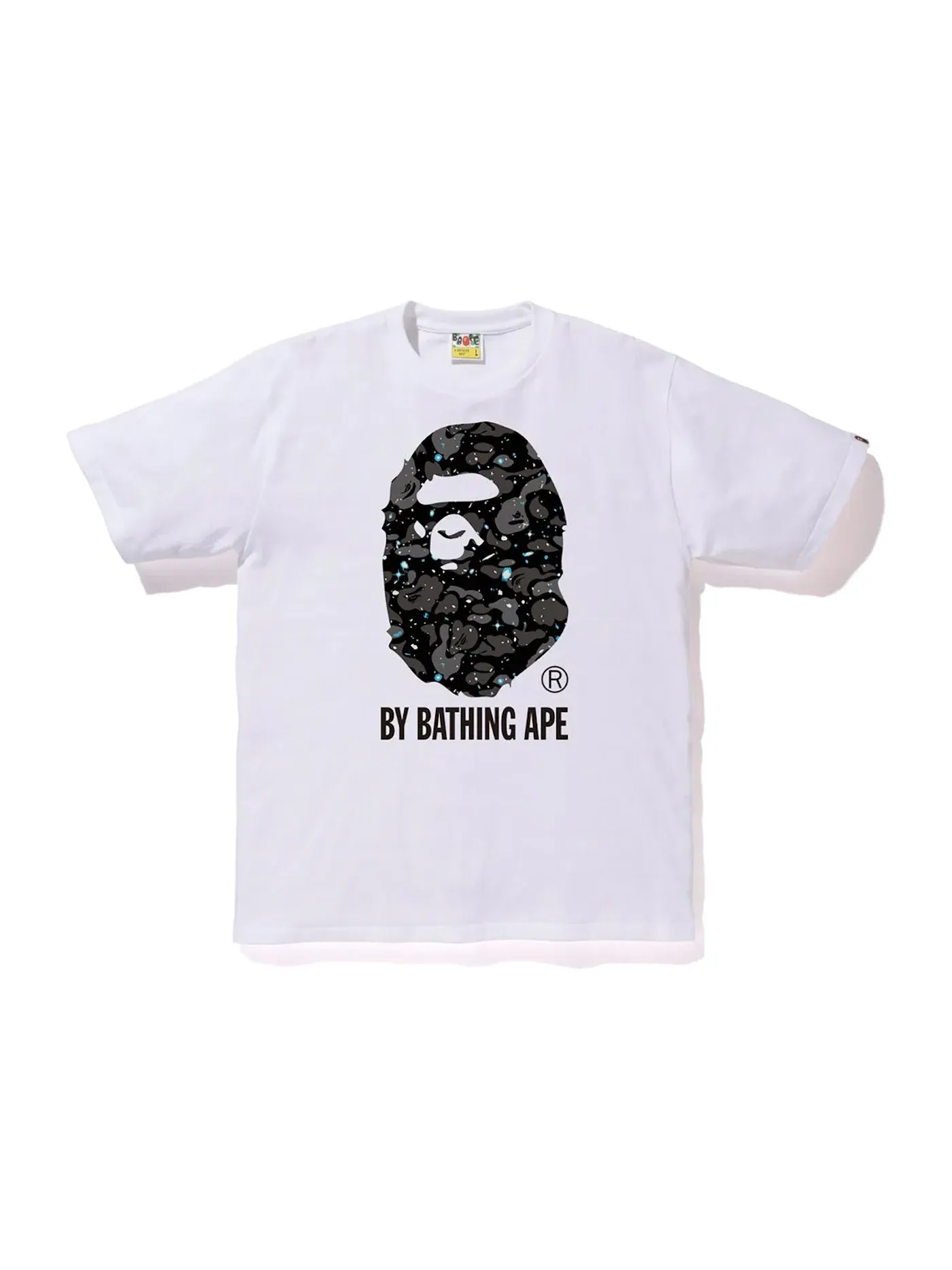 Мужская футболка с принтом BAPE Tee (SS19) — изображение 1 из 2, белый